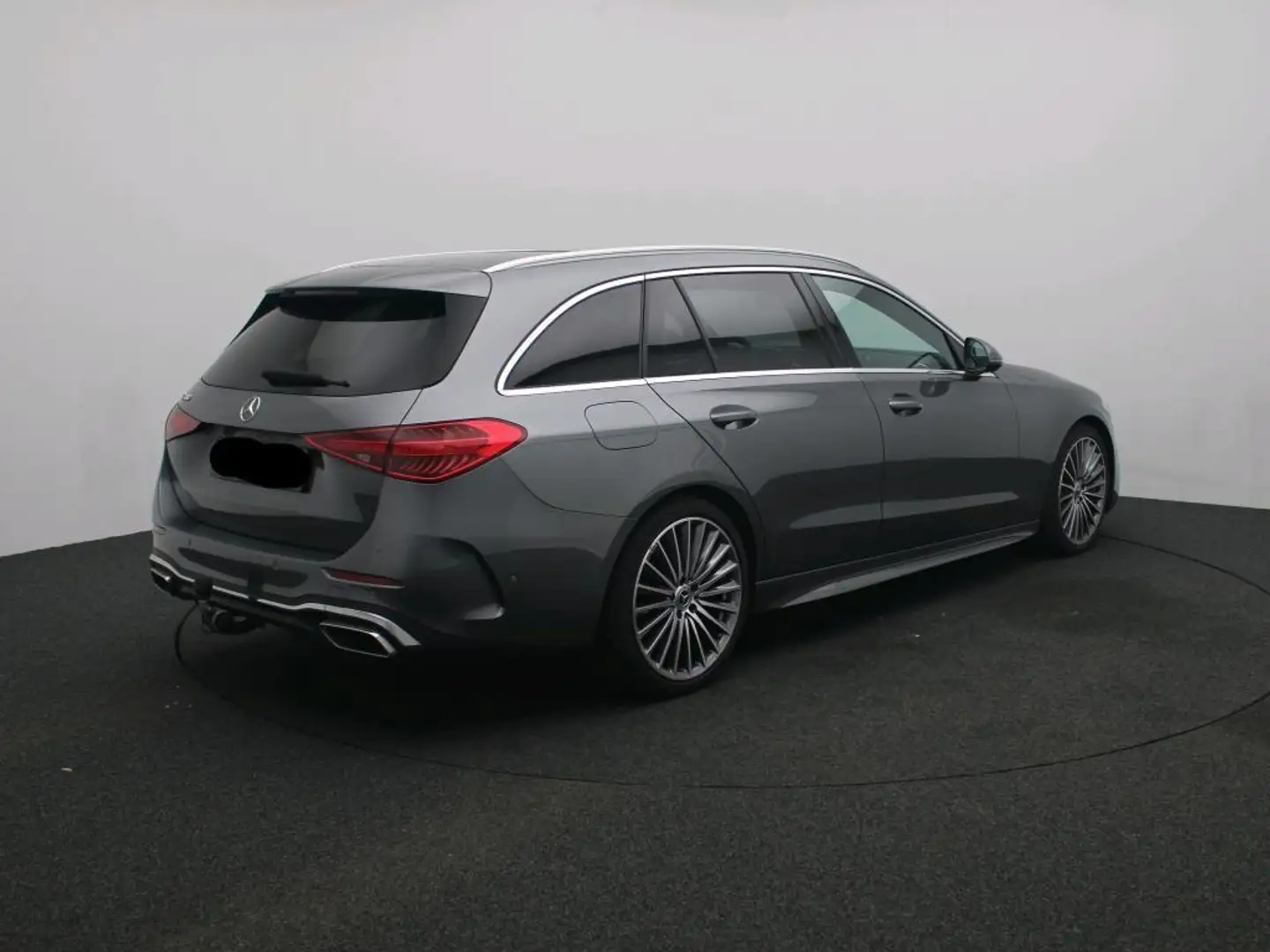 Mercedes-Benz C 180 Break AMG Line + LEDER + TREKHAAK + PTS + CAMERA + Grijs - 2