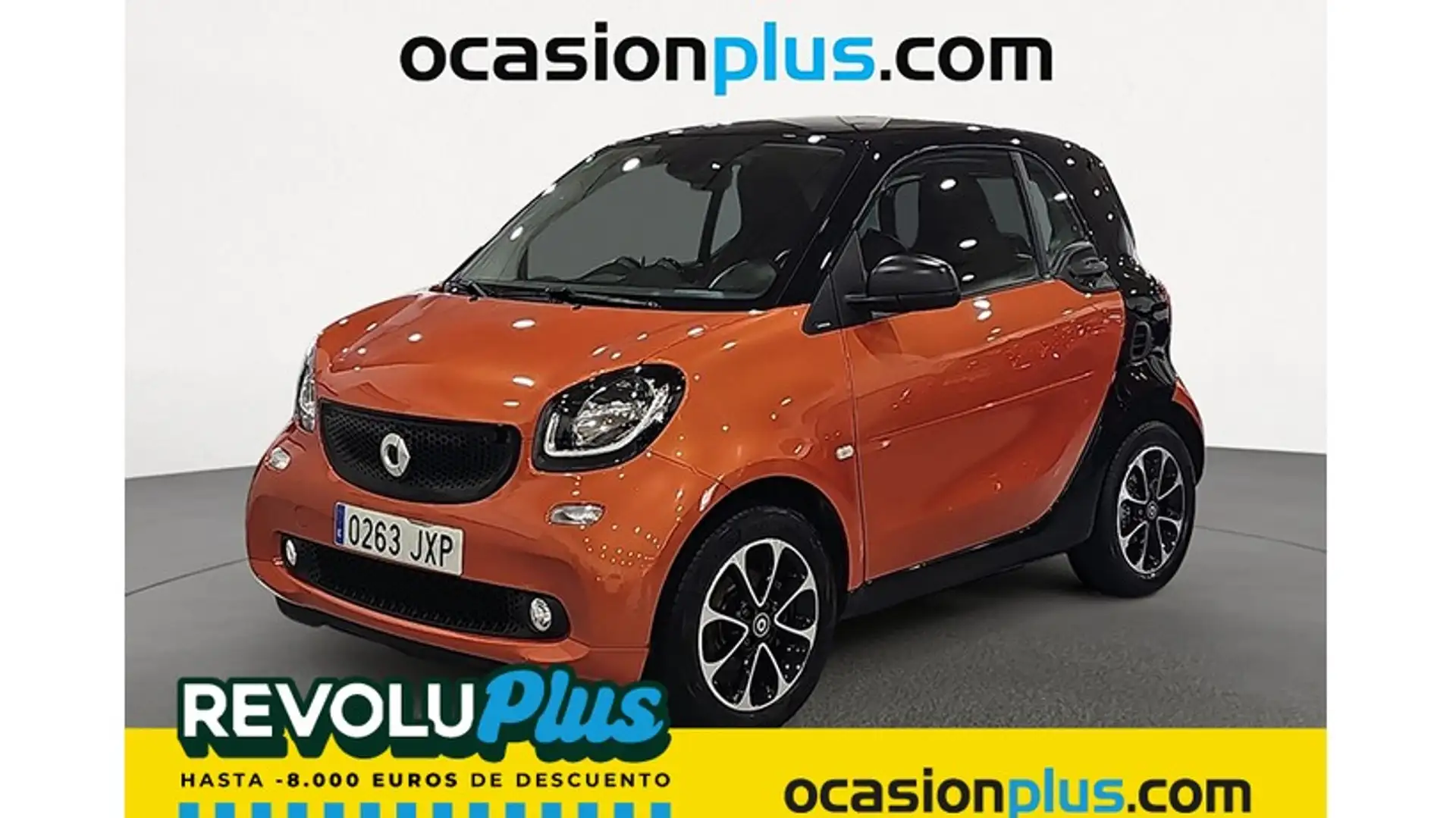 smart forTwo Coupé 66 Passion Aut. Naranja - 1