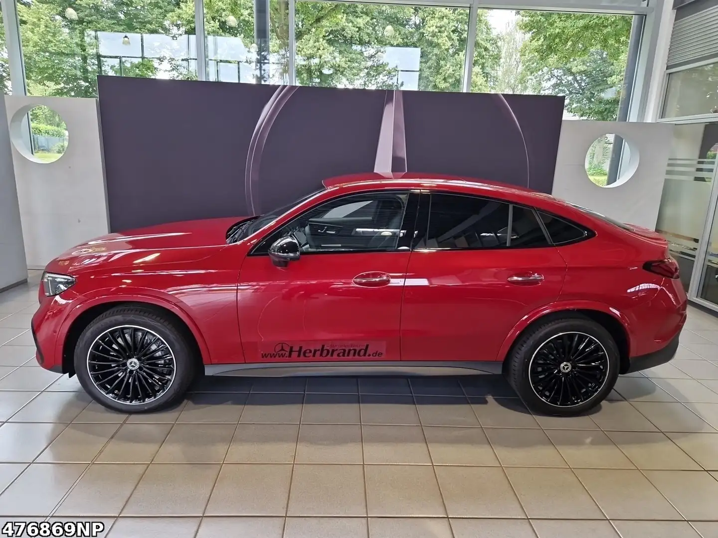 Mercedes-Benz GLC 300 d 4M Coupé +AMG+AIRMATIC+AHK+PANO+HUD+ Rot - 2
