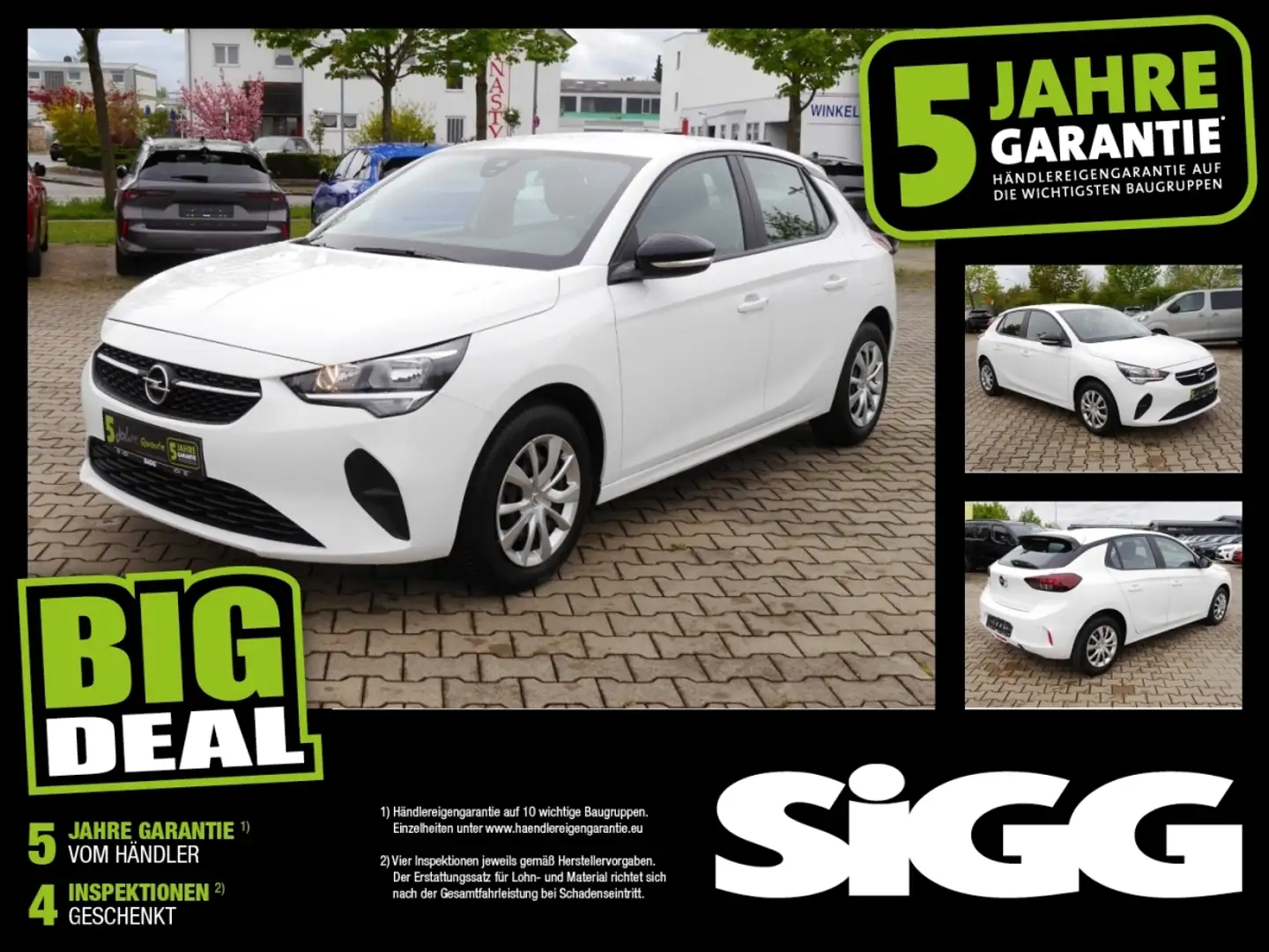 Opel Corsa 1.2 Edition NAVI Kamera Allwetterreifen Bianco - 1