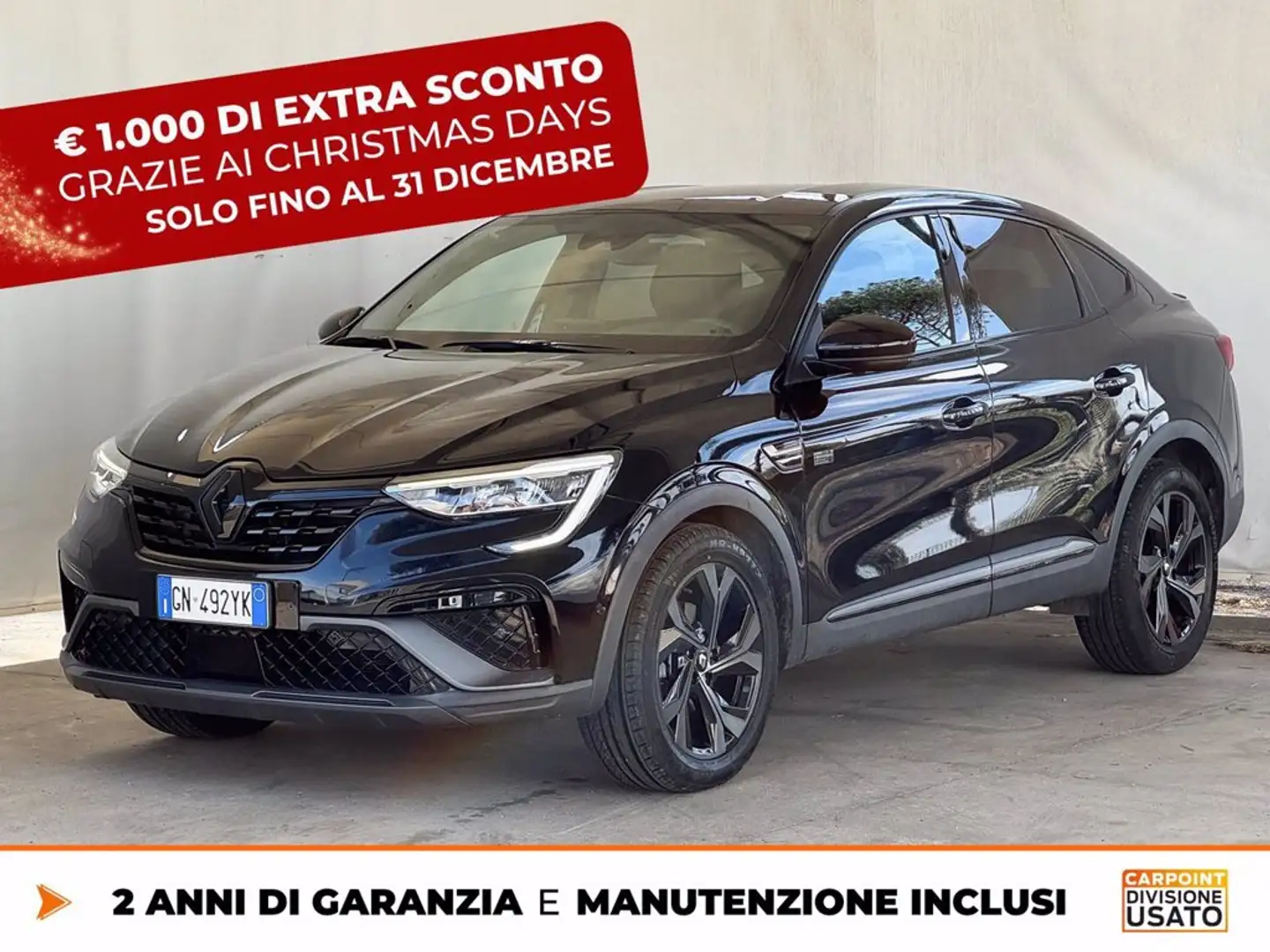 Renault Arkana 1.6 e-tech full hybrid e-tech engineered fast trac Nero - 1