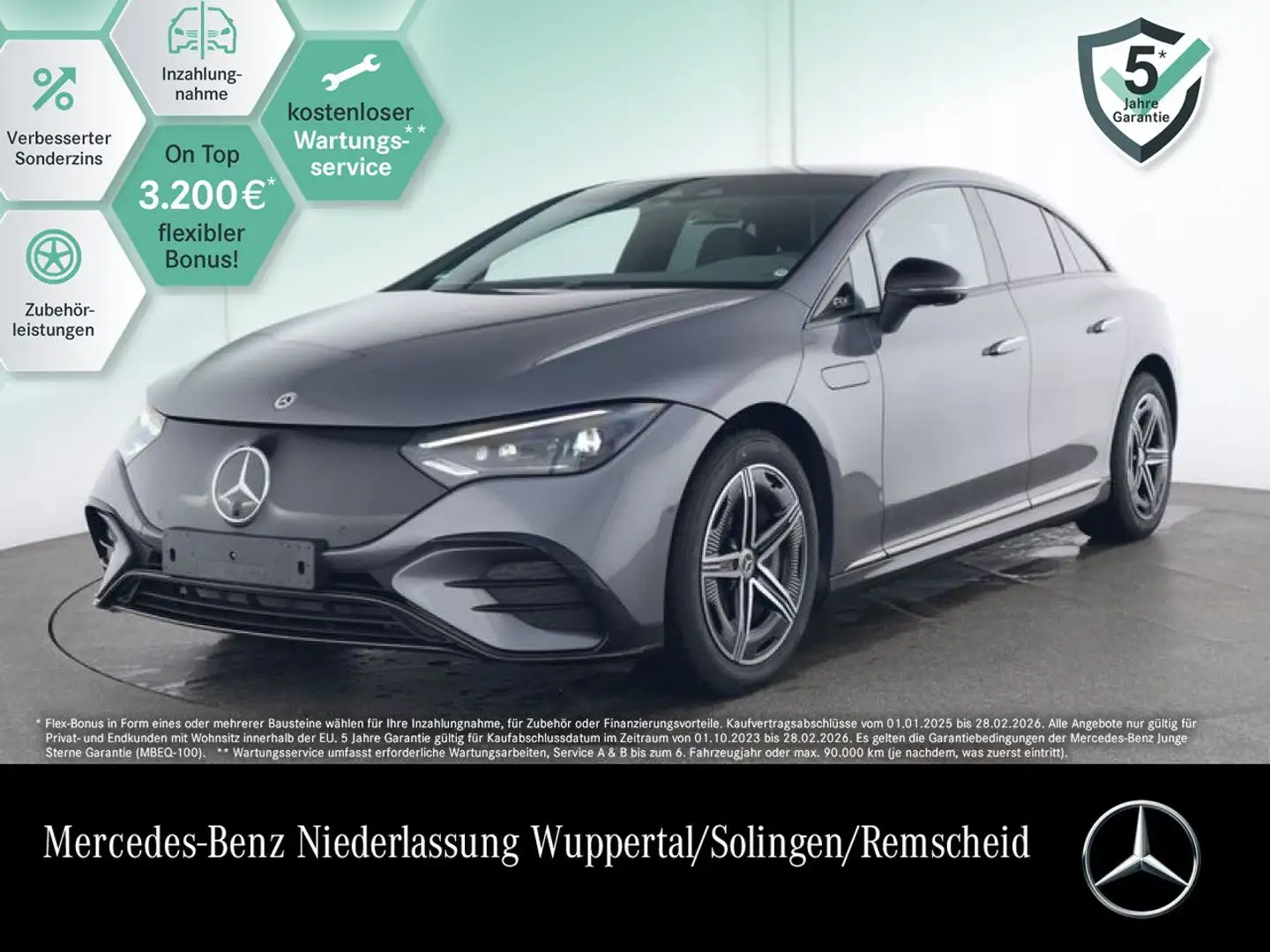 Mercedes-Benz EQE 500 4MATIC AMG Burmester 3D Fahrass 360° Pano Grigio - 1