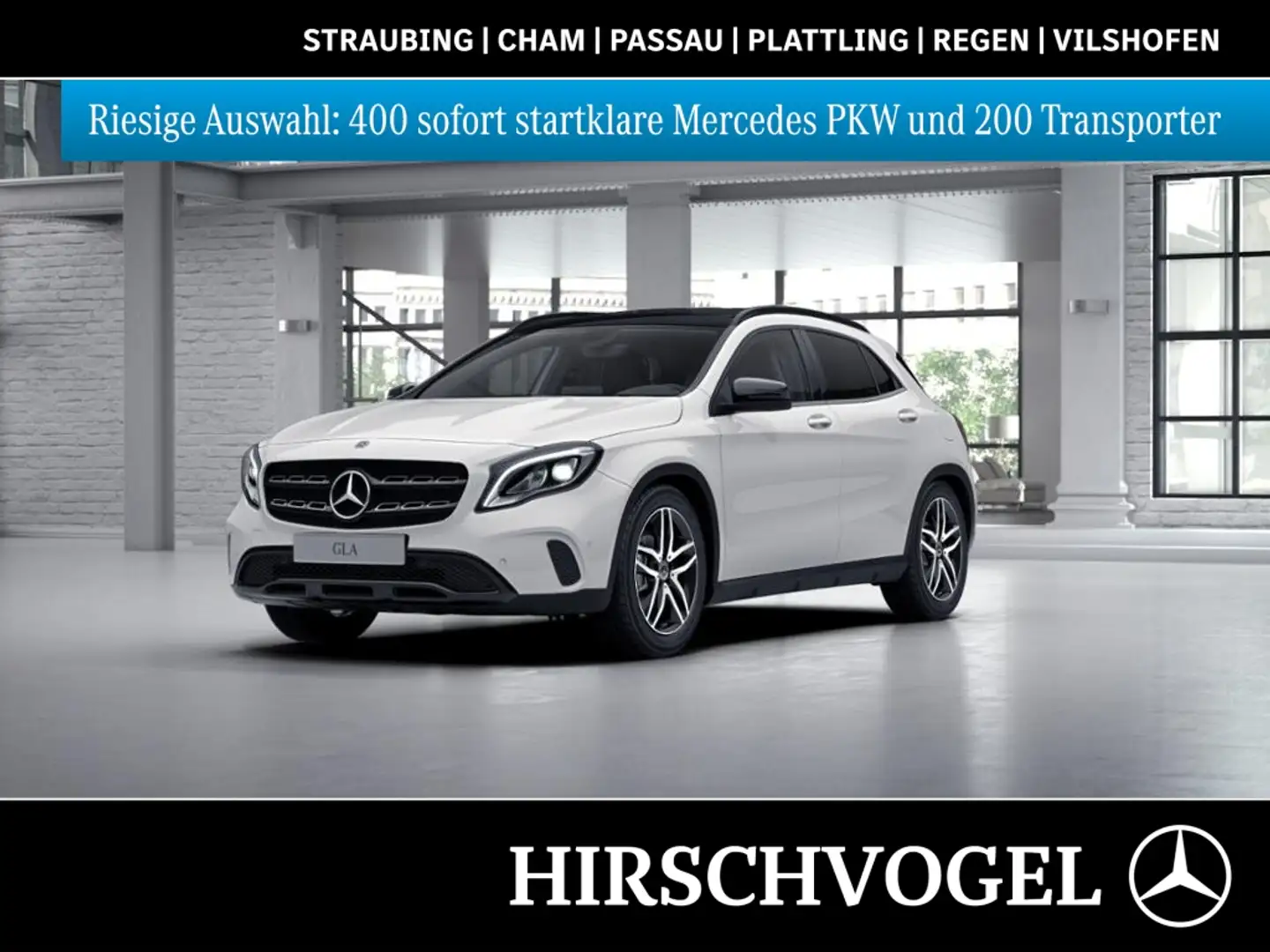 Mercedes-Benz GLA 180 Urban+Night+Pano+Navi+LED+Kamera+PDC+SHZ Weiß - 1