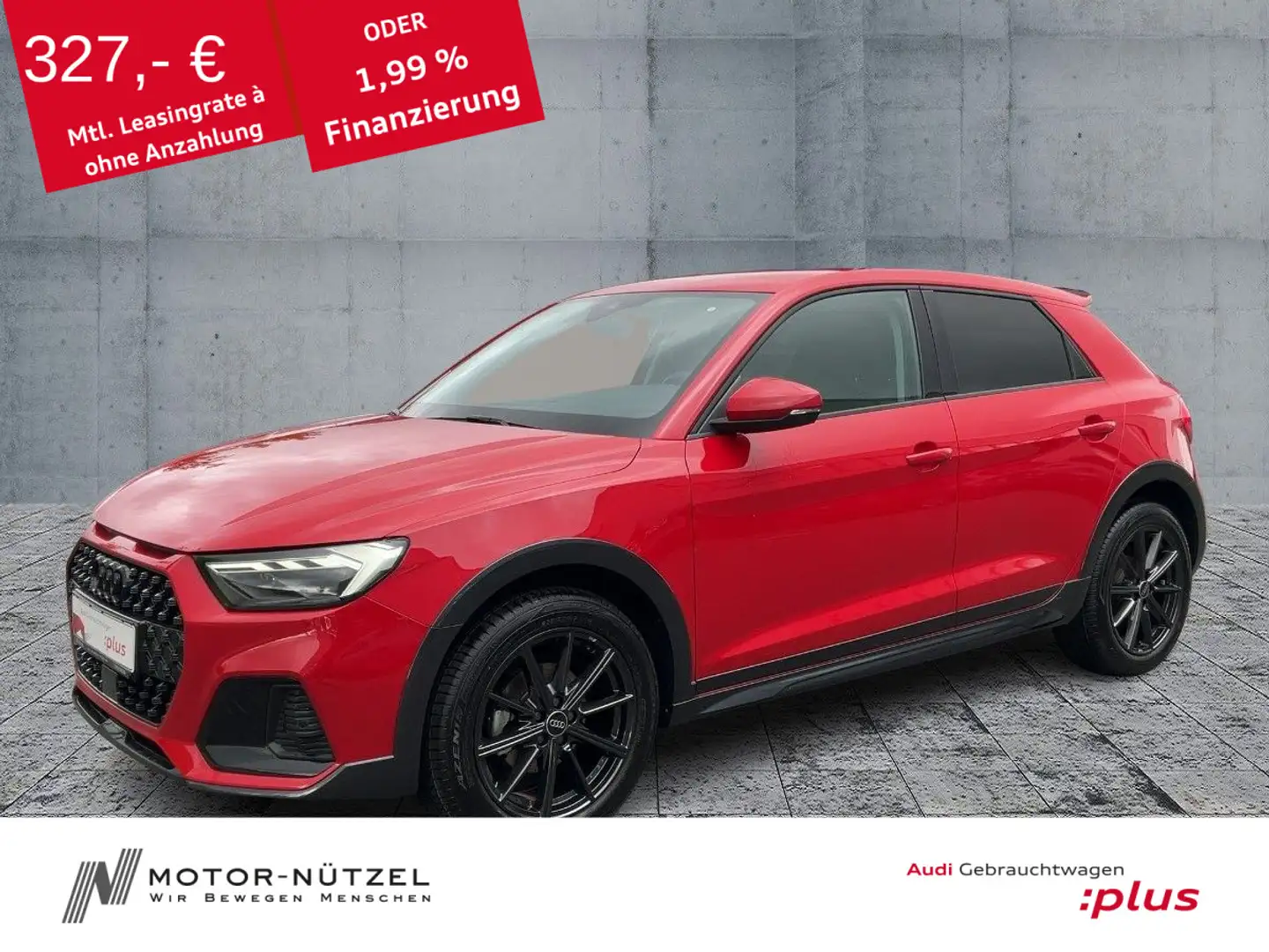 Audi A1 30 TFSI S-TR LED+NAVI+2xPDC+ACC+17" Rot - 1