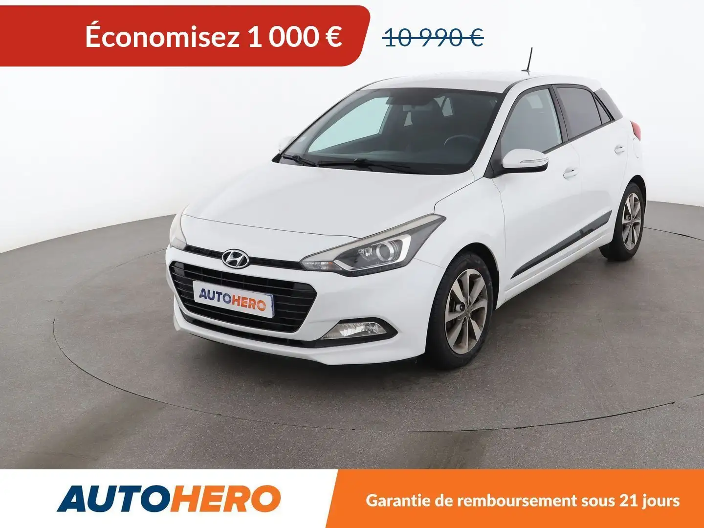 Hyundai i20 1.0 T-GDi Edition Navi Blanc - 1