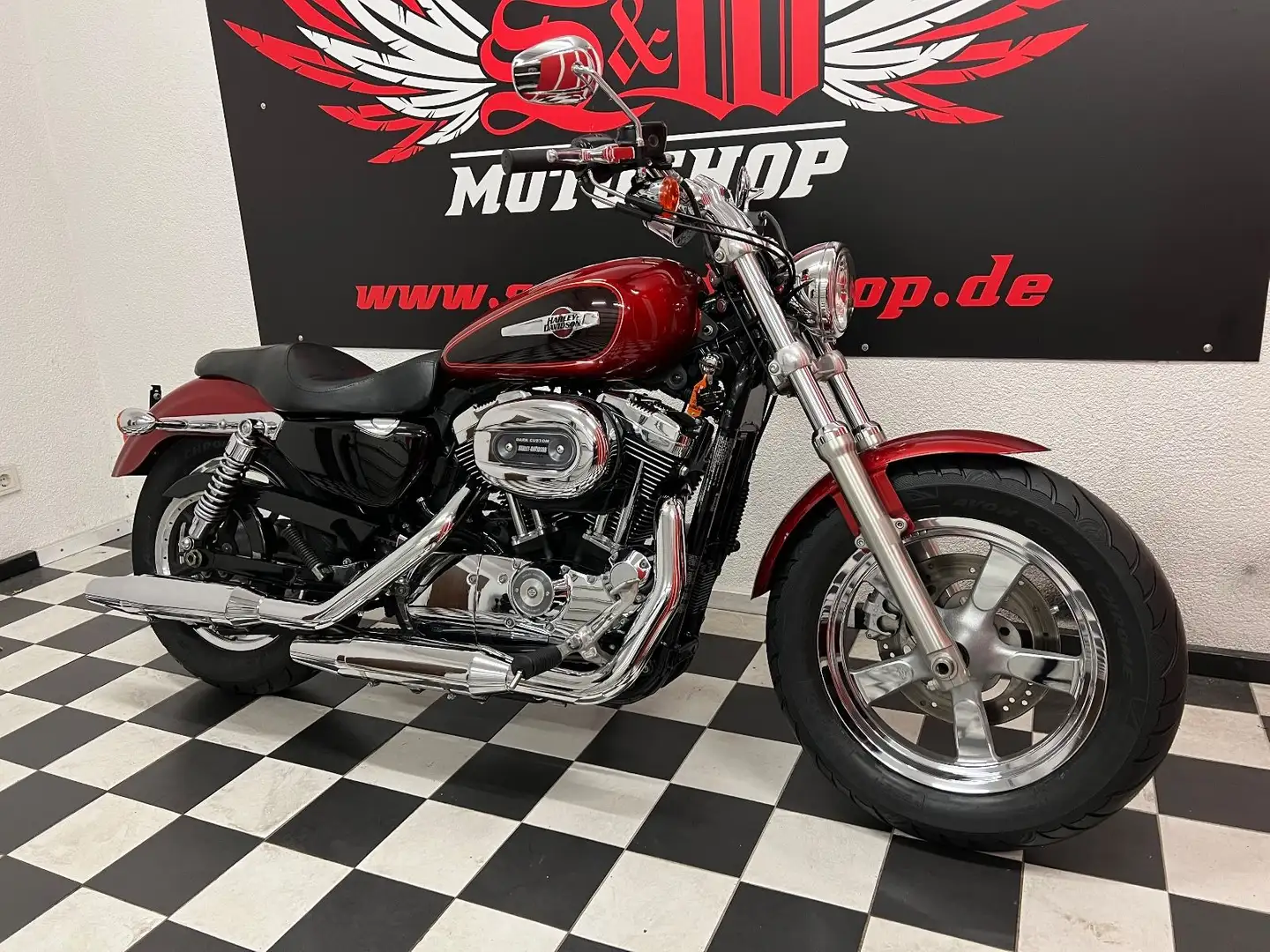 Harley-Davidson XL 1200 C Sportster Custom*2Tone* Czerwony - 2