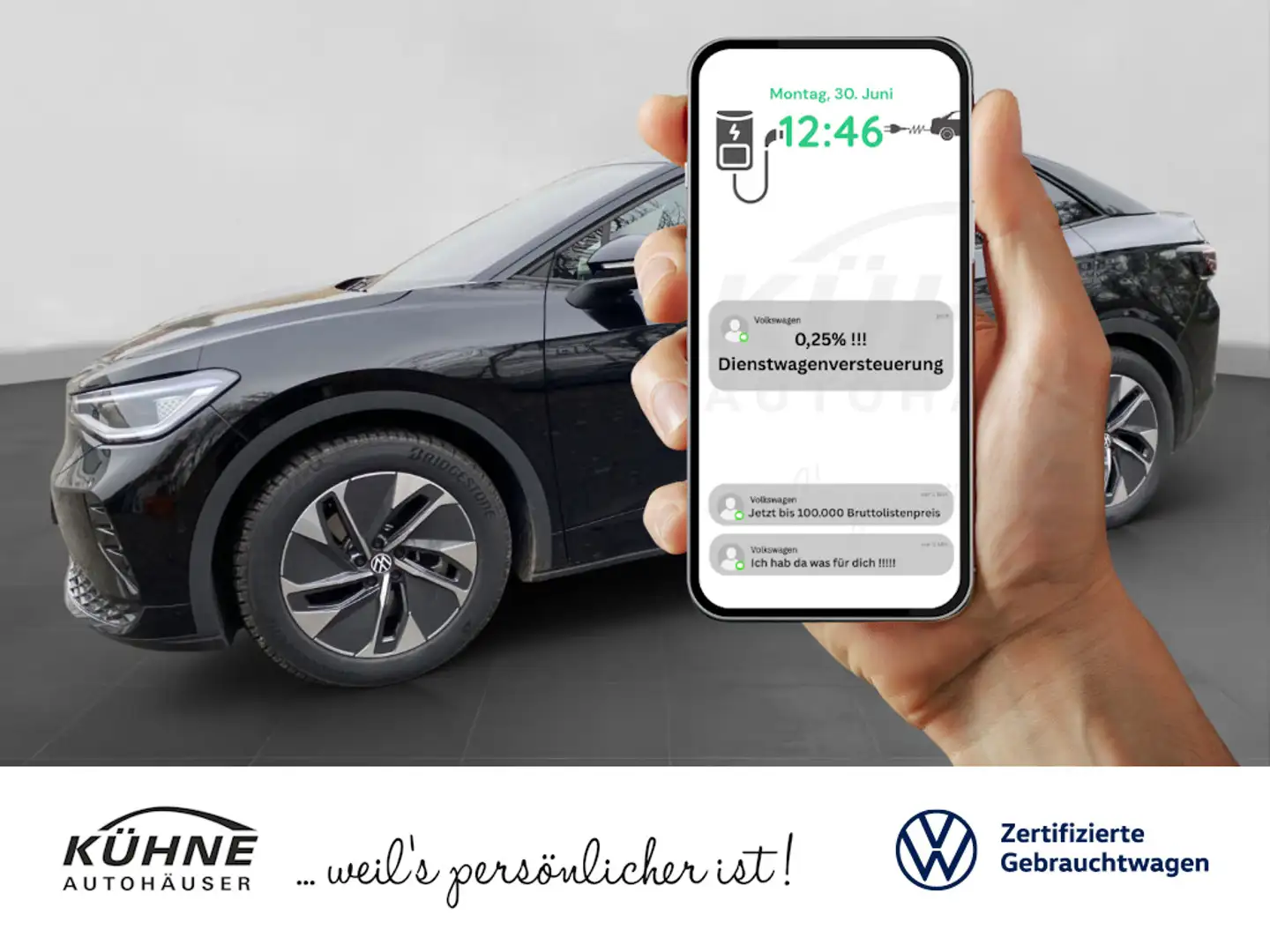 Volkswagen ID.5 GTX | MATRIX NAVI PANO HUD 360°KAMERA ACC Schwarz - 1