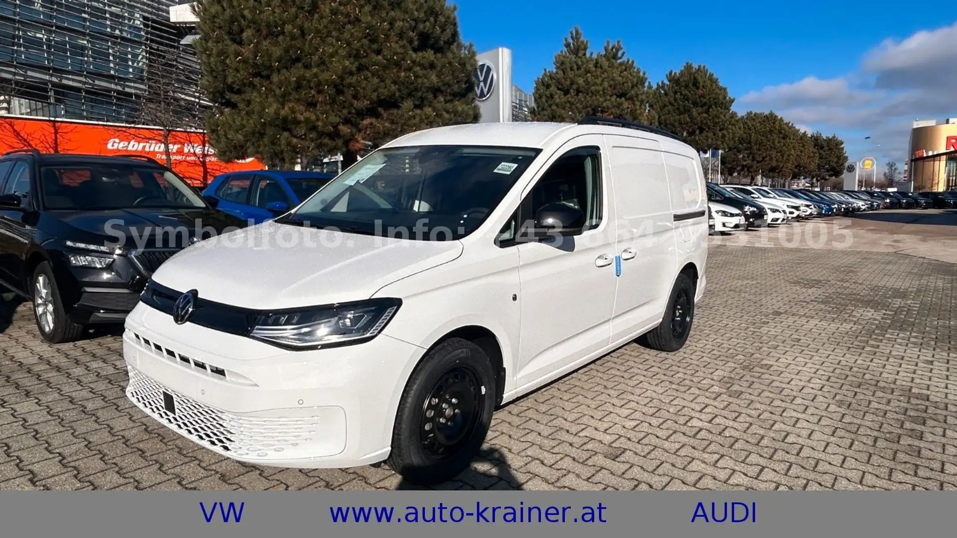 Volkswagen Caddy Cargo Maxi TDI 4MOTION Weiß - 1
