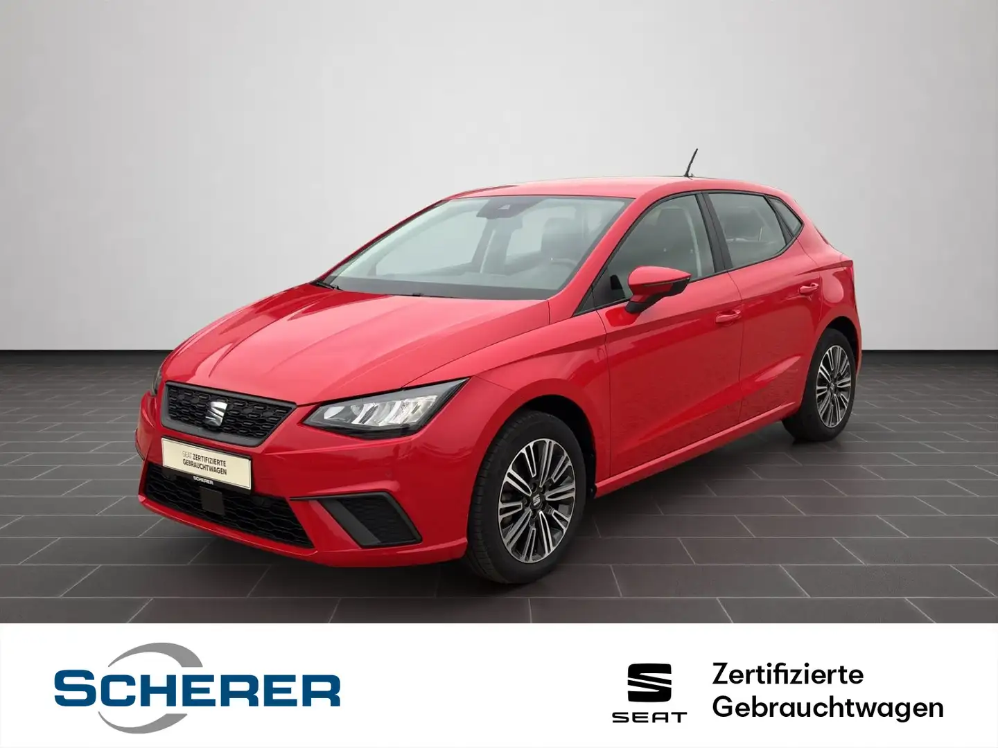 SEAT Ibiza 1.0 TSI Style Edtion RFK PDC KLIMA CARPLAY Rot - 1