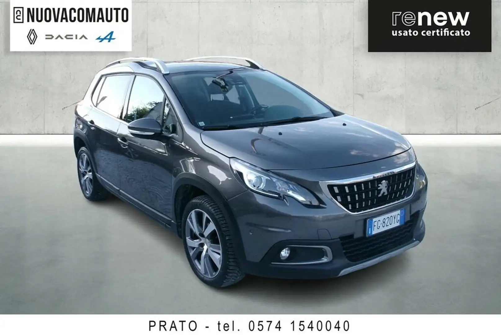 Peugeot 2008 1.2 puretech t. Allure s&s 110cv eat6 my16 Grau - 2