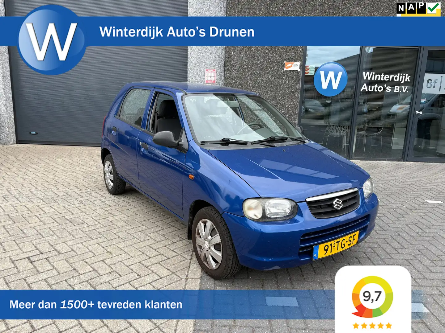 Suzuki Alto 1.1 GLX - Airco/Nieuwe APK/4 Nieuwe Banden Blau - 1