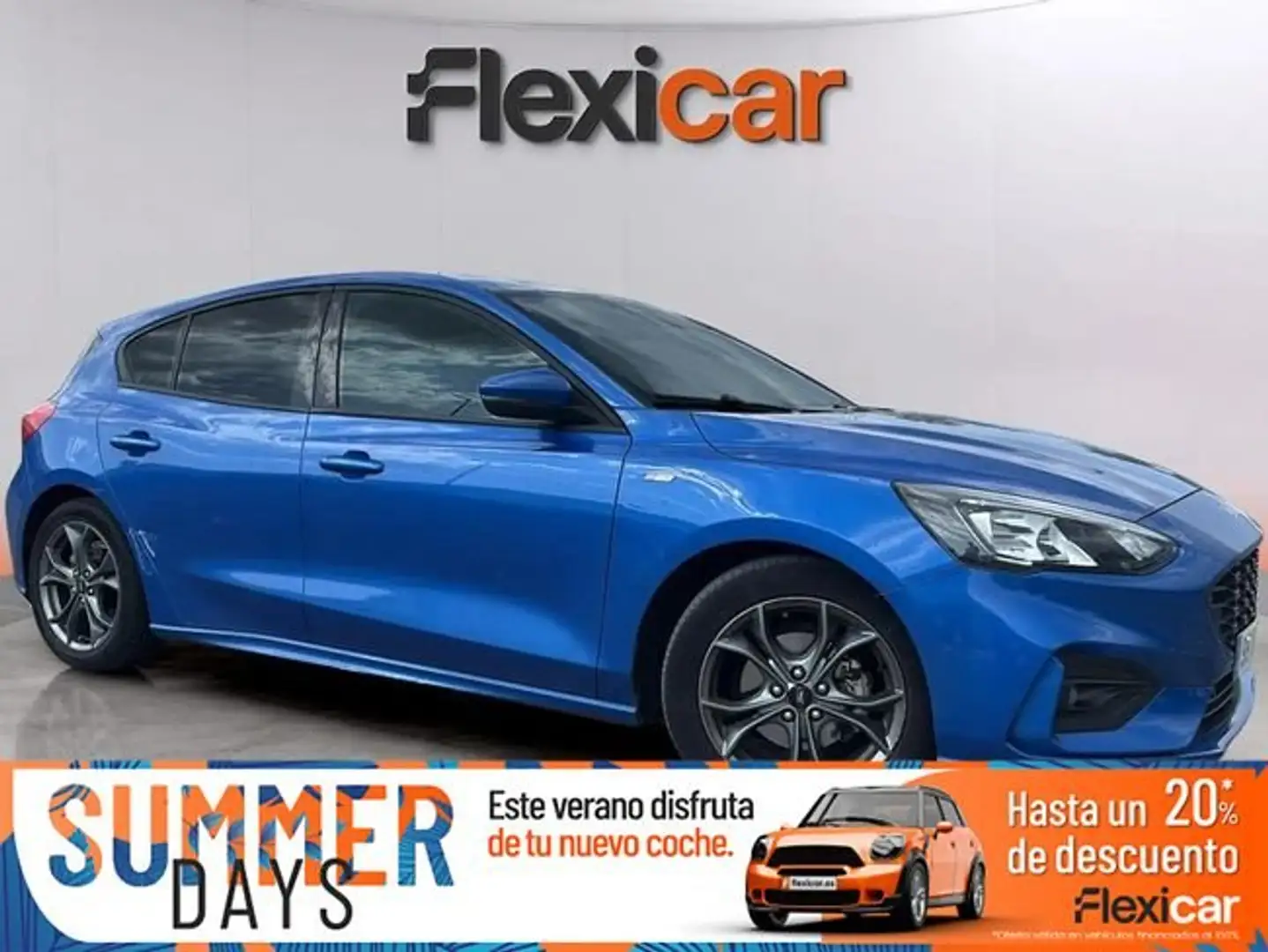 Ford Focus 1.0 Ecoboost MHEV 92kW Active Bleu - 1