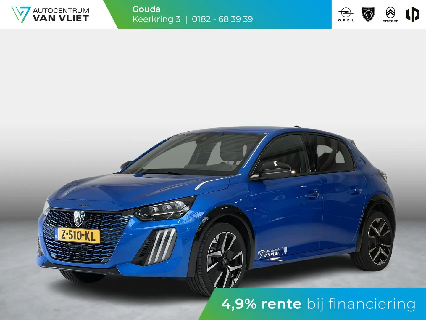 Peugeot 208 1.2 PureTech 100pk GT Blauw - 1