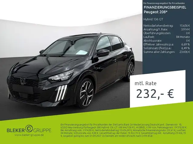 2024 Peugeot 208 in Black for sale