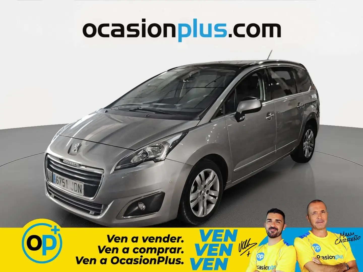 Peugeot 5008 2.0 BlueHDi Allure 7 pl. 150 Gris - 1