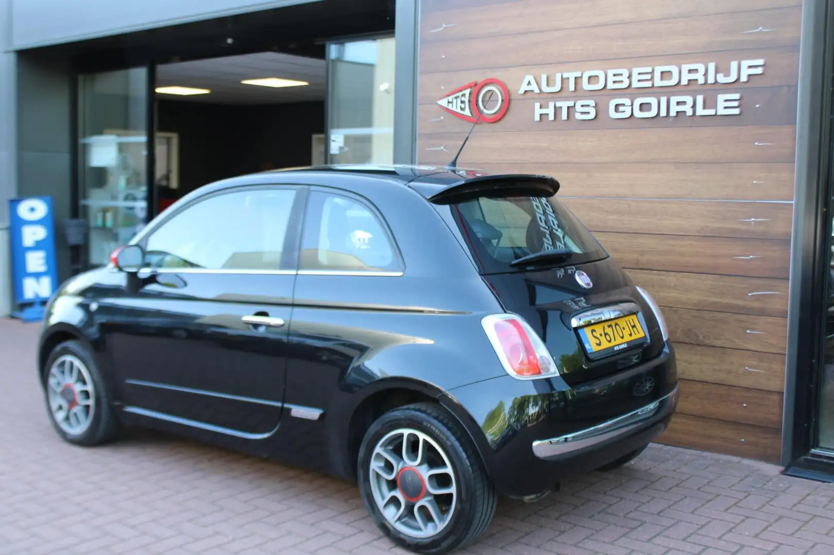 Fiat 500 1.2 Naked Zwart - 2