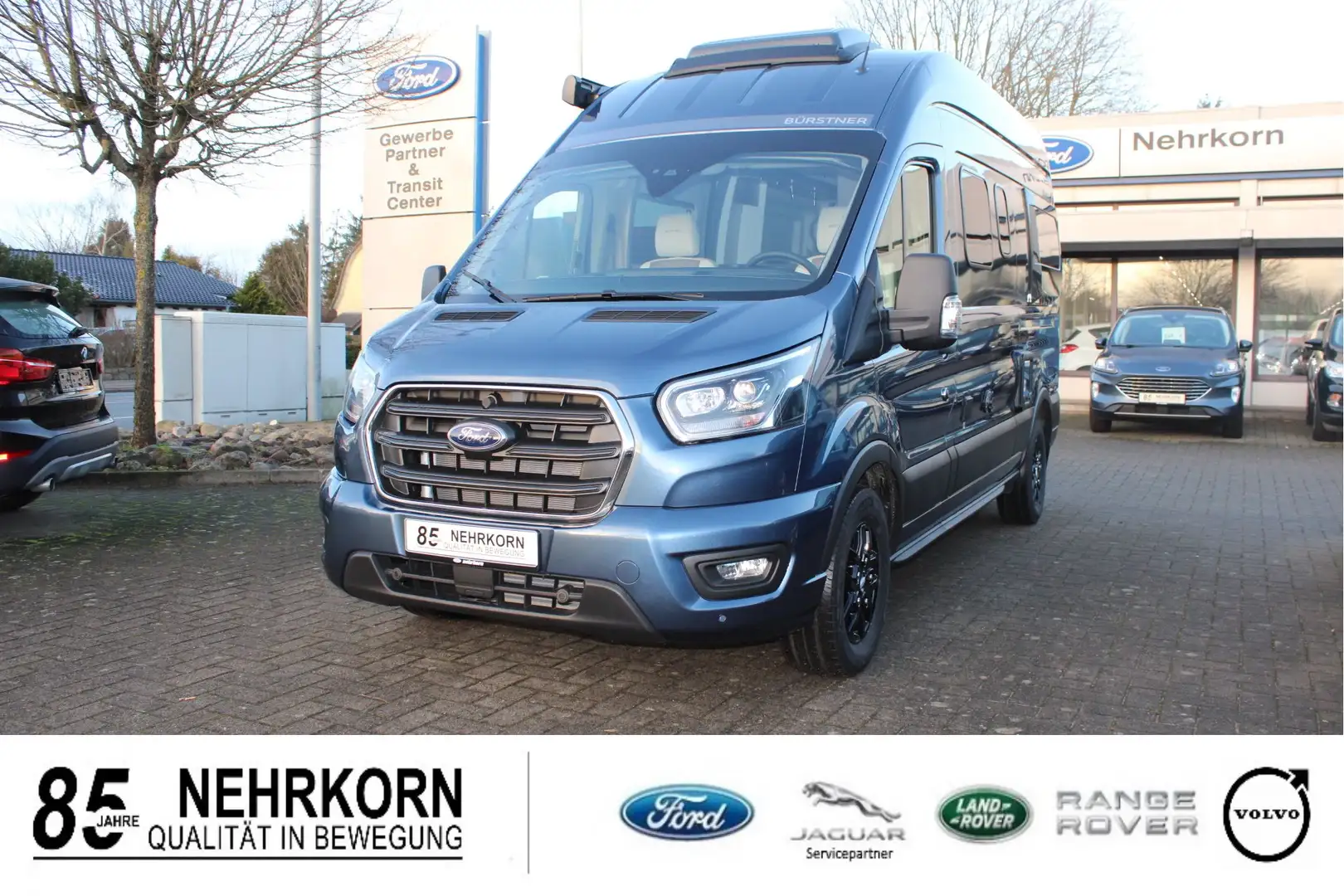 Ford Transit BÜRSTNER SIGNEO Automatik MARKISE Nasszelle WC Blau - 1
