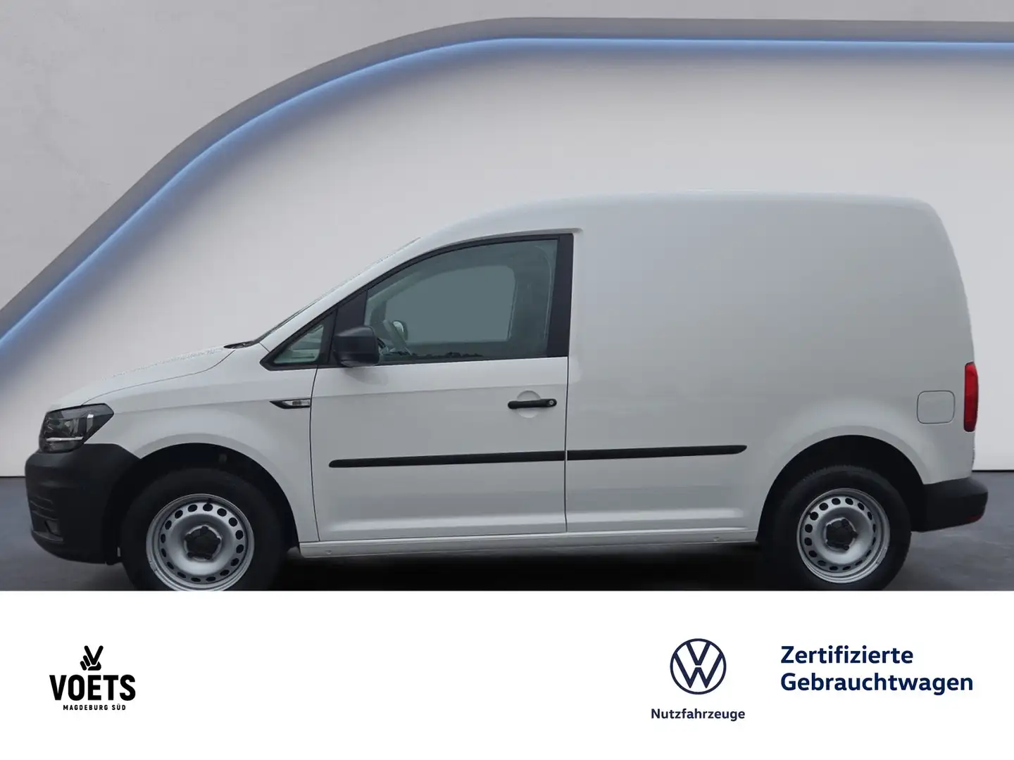 Volkswagen Caddy 4 KASTEN 1.4 TGI KR ERDGAS/BENZIN+KLIMA+ Blanc - 2