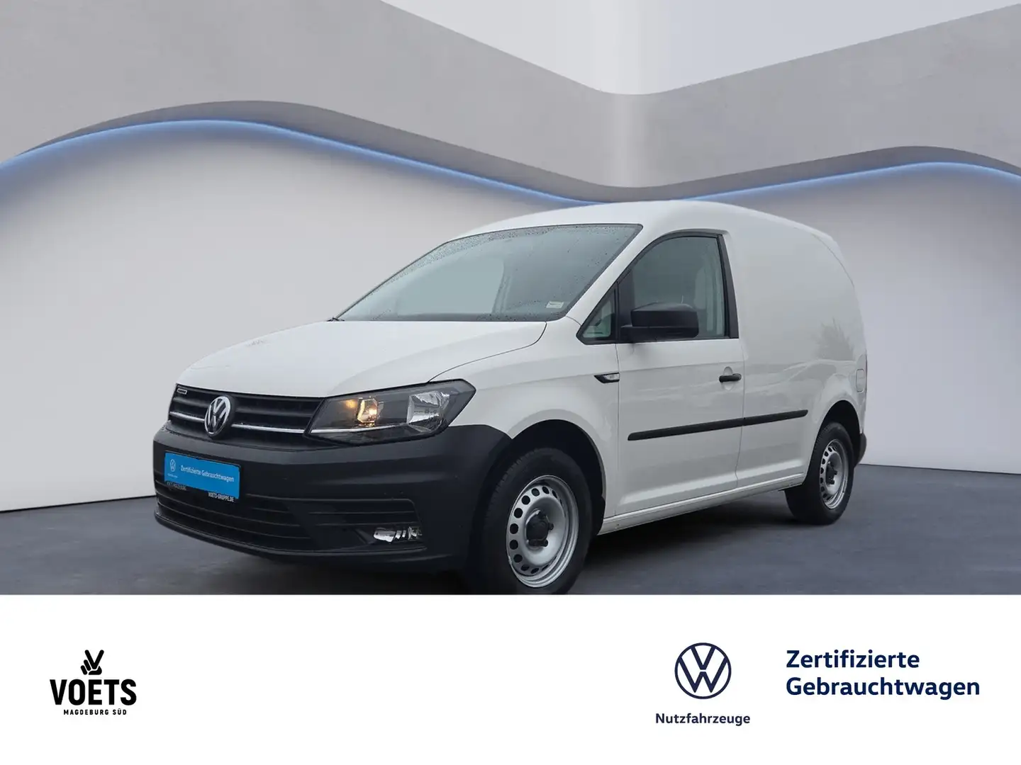 Volkswagen Caddy 4 KASTEN 1.4 TGI KR ERDGAS/BENZIN+KLIMA+ Blanc - 1