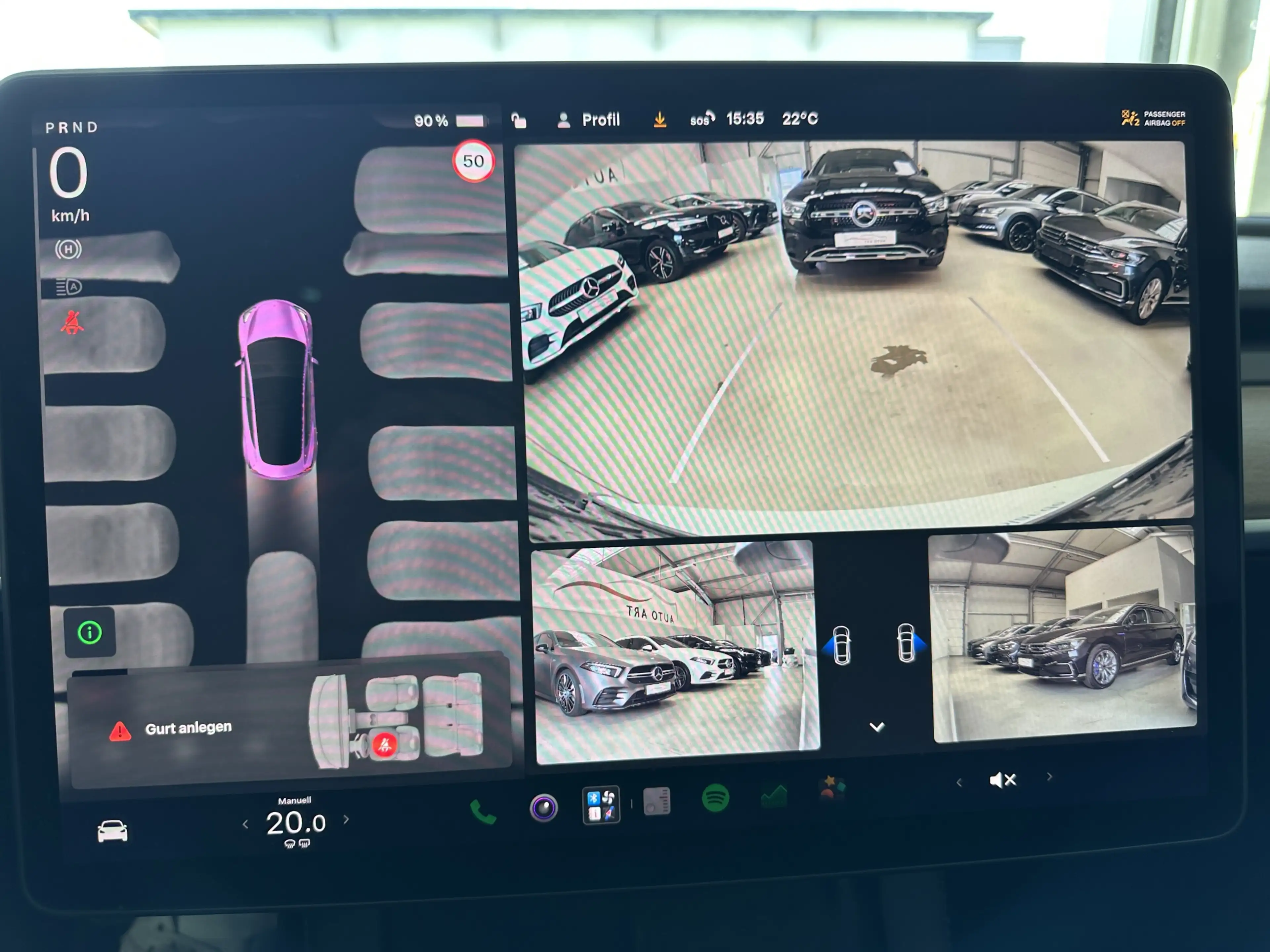 Tesla Model 3 Basis RWD Pano Navi LED Ryzen Wärmepumpe — photo 9