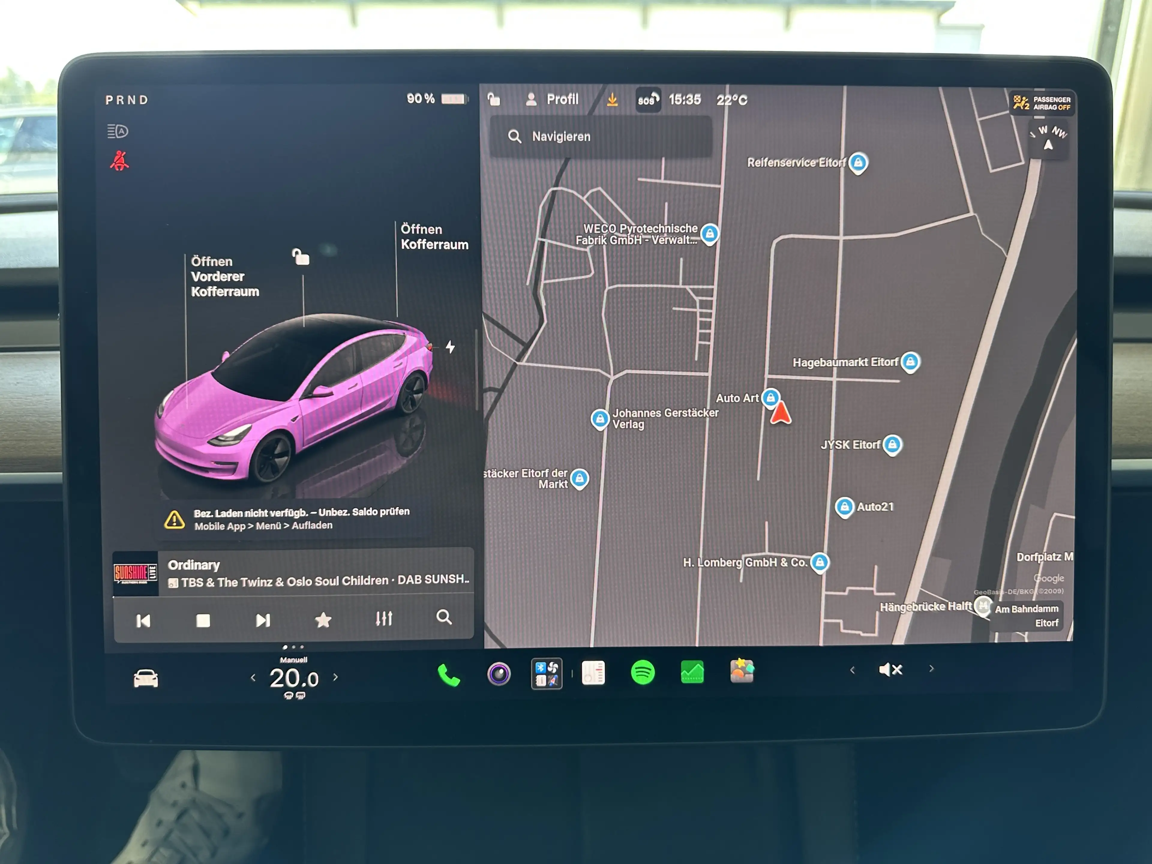 Tesla Model 3 Basis RWD Pano Navi LED Ryzen Wärmepumpe — photo 10