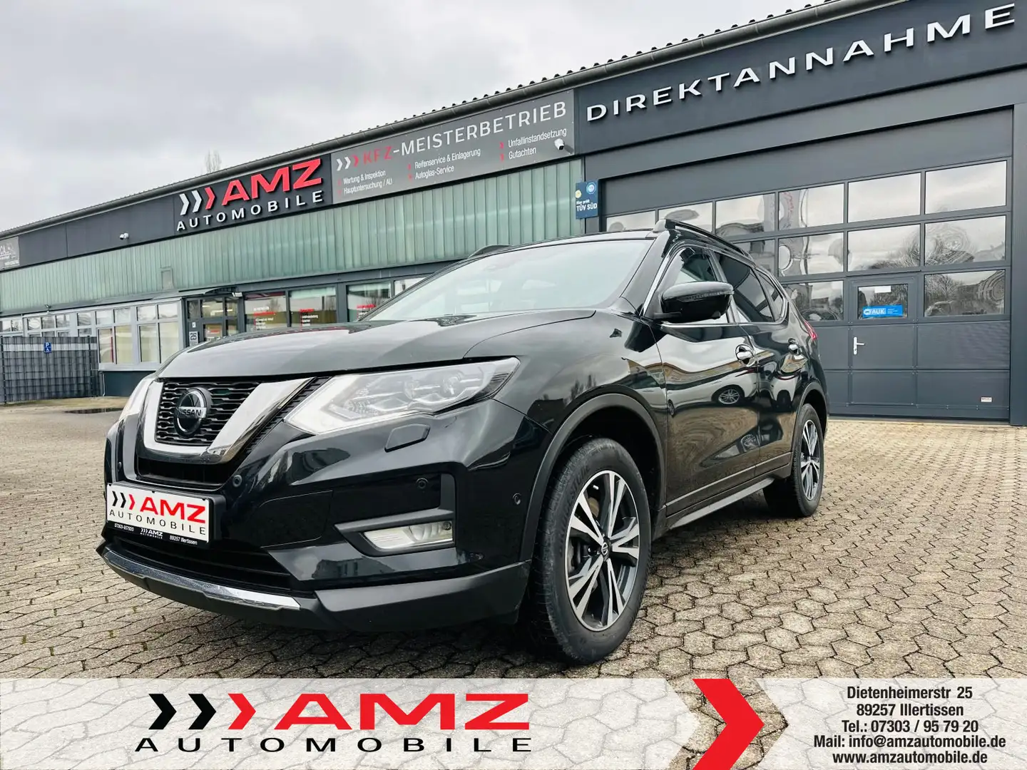 Nissan X-Trail 1.7 dCi N-TEC AT Navi PANO 360° SHZ AHK Nero - 1