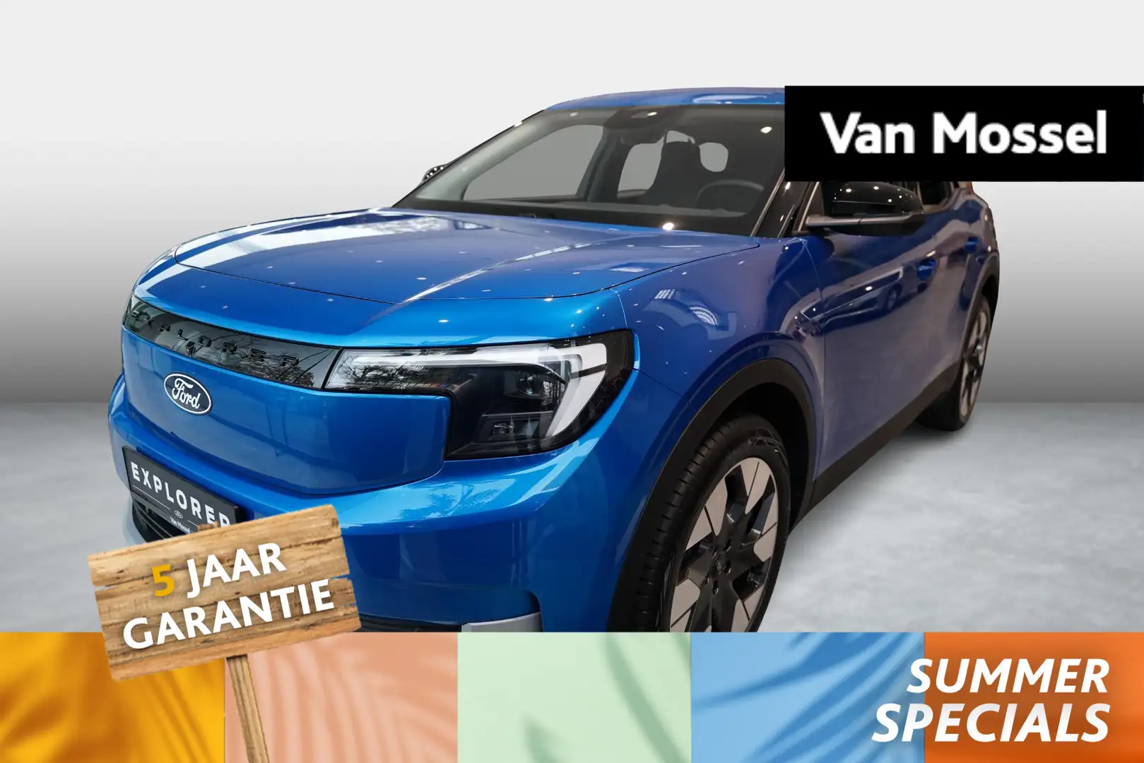 Ford Explorer EV Premium AWD 79kWh - Memory Seat - Camera - Carp Bleu - 1