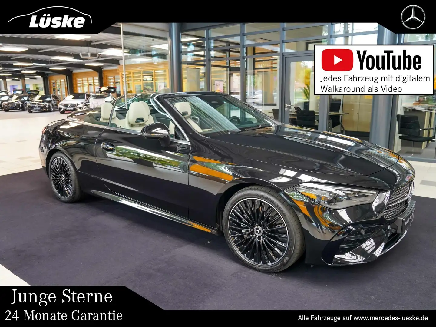 Mercedes-Benz CLE 220 CLE 220 d Cabrio AMG Line macchiato Vielspeiche Noir - 1