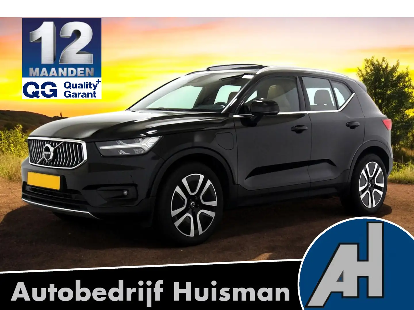 Volvo XC40 1.5 T4 Recharge 155kW/211pk DCT7 Inscription PANOR Zwart - 1