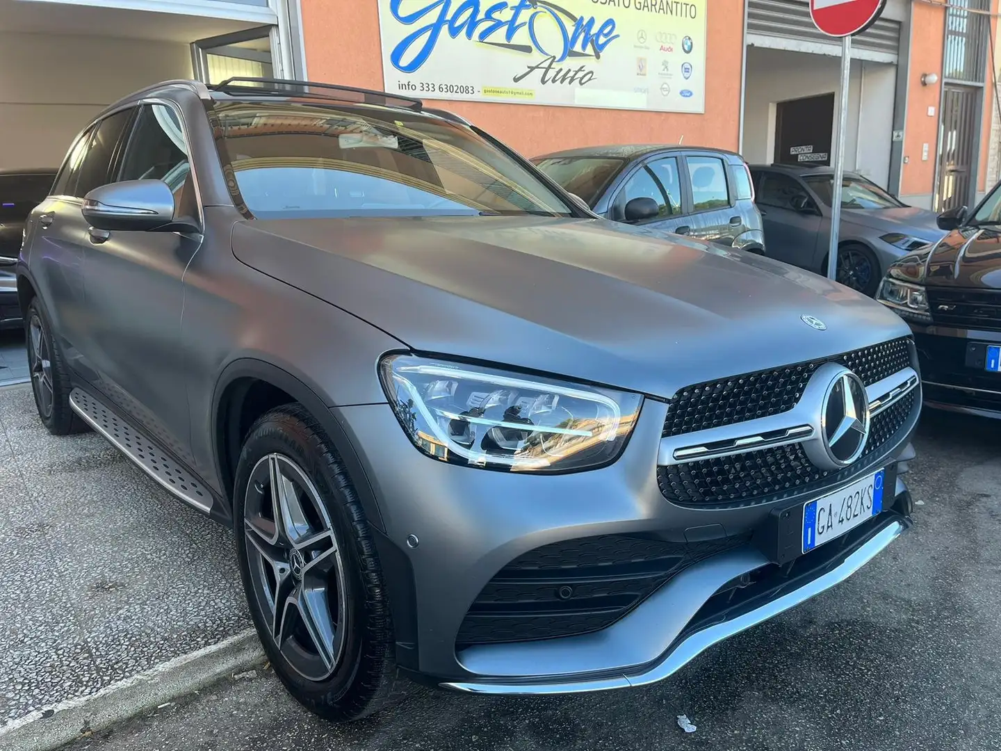 Mercedes-Benz GLC 220 GLC 220 d Premium Plus 4matic auto TETTO Grigio - 1
