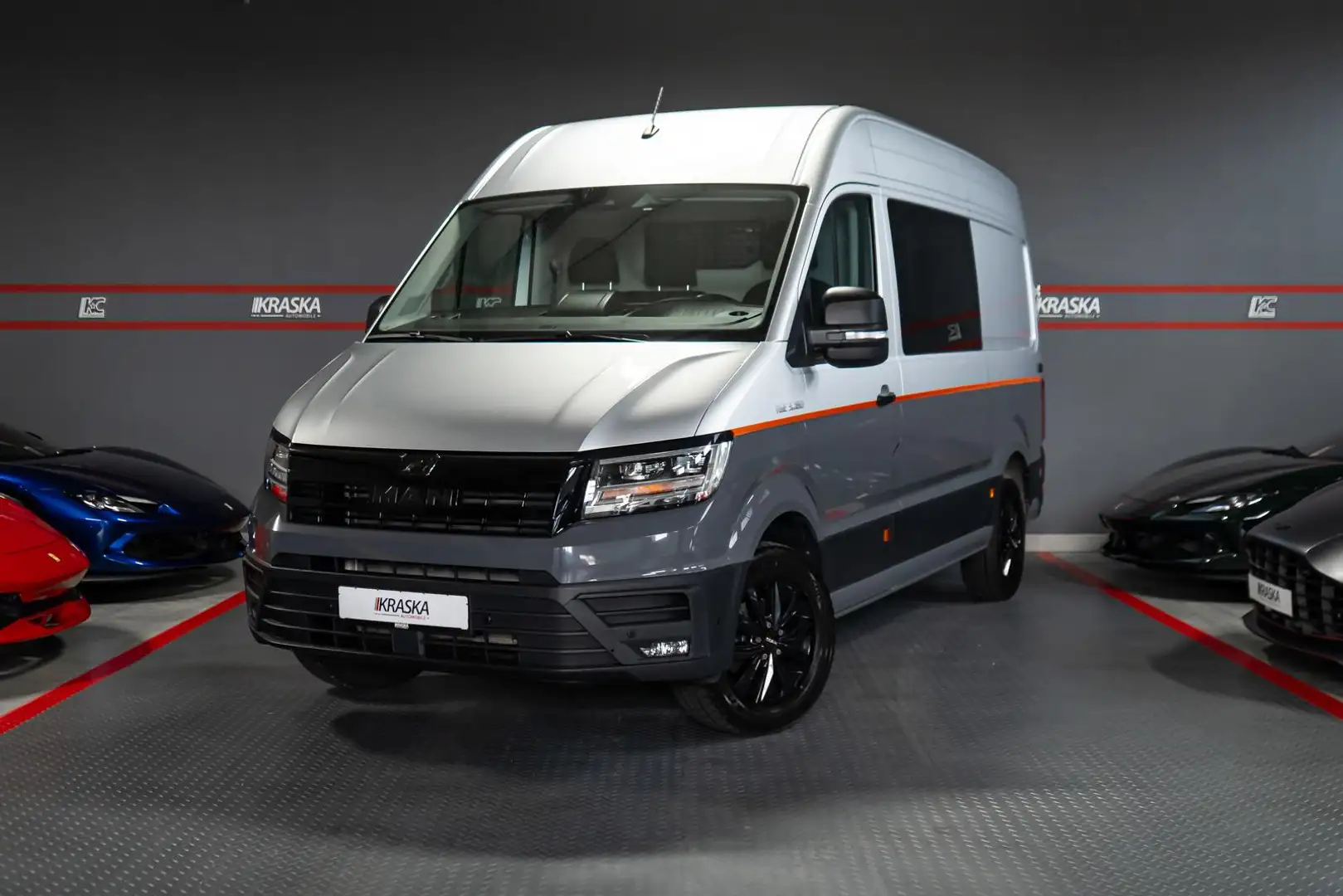 MAN TGE 3.180 2.0 TDI AHK ACC LHZ RFK MASSAGE STHZ Gris - 1