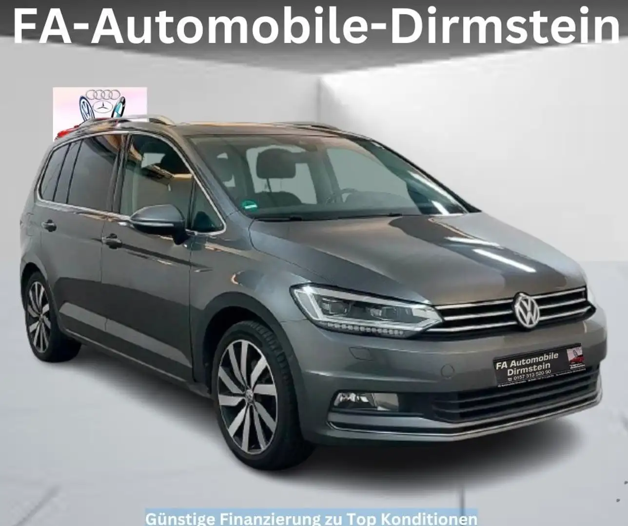 Volkswagen Touran 2.0TDI  Highline/7.SITZ//NAV/KAM/PAN/EH Grau - 1