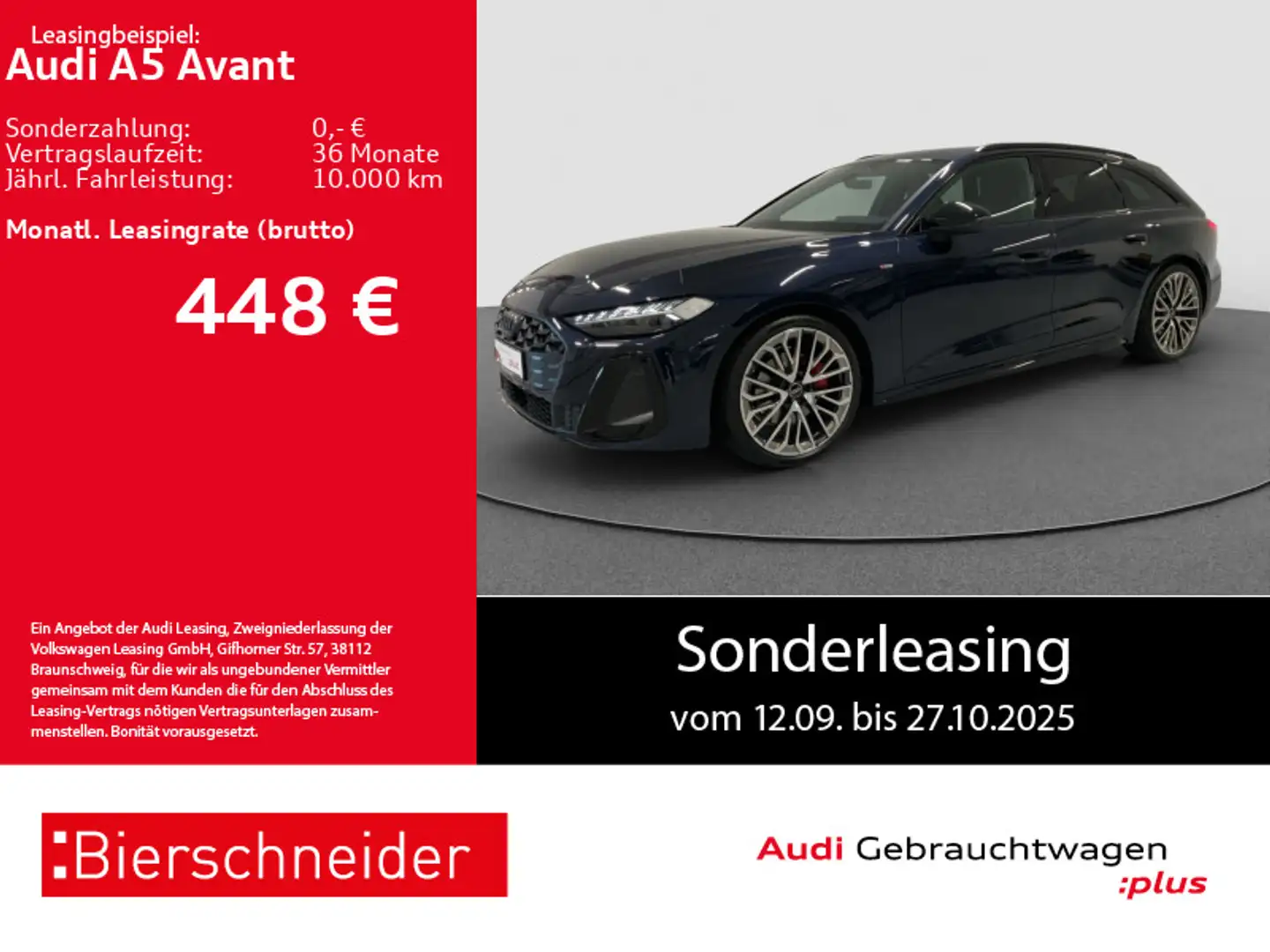 Audi A5 A5 Av TFSI S-Line Black AHK STHZ LED CA Blau - 1