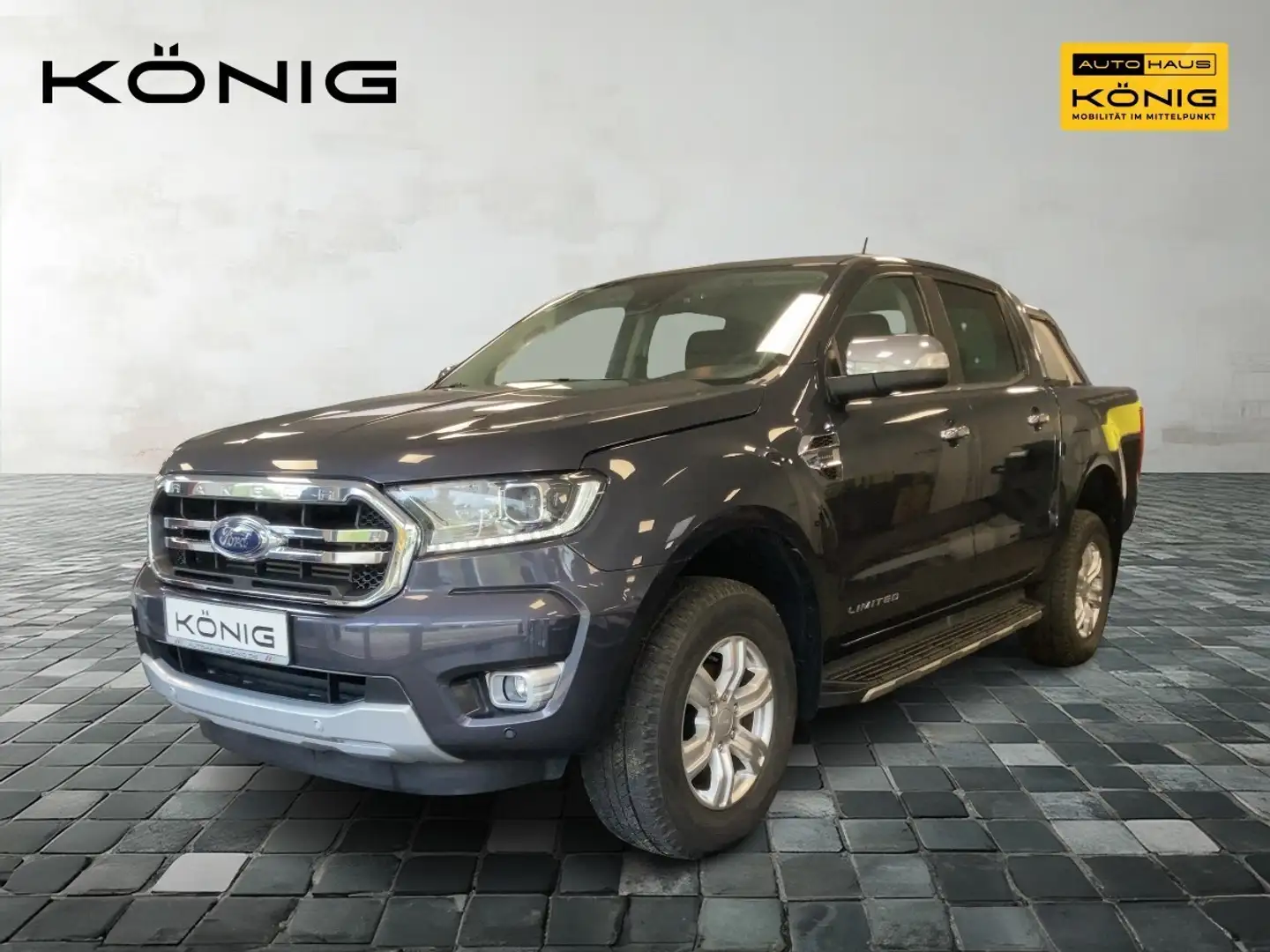 Ford Ranger Limited Doppelkabine 4x4 Anhängerkupplung Grau - 1