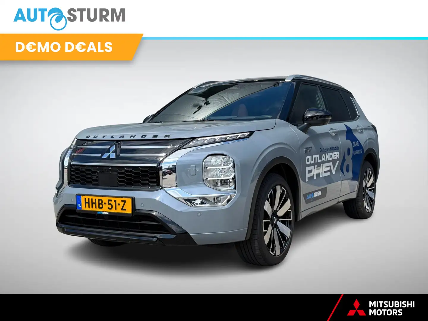 Mitsubishi Outlander 2.4 PHEV Instyle+ | Panoramadak | Nappa Leder | Pr Gris - 1