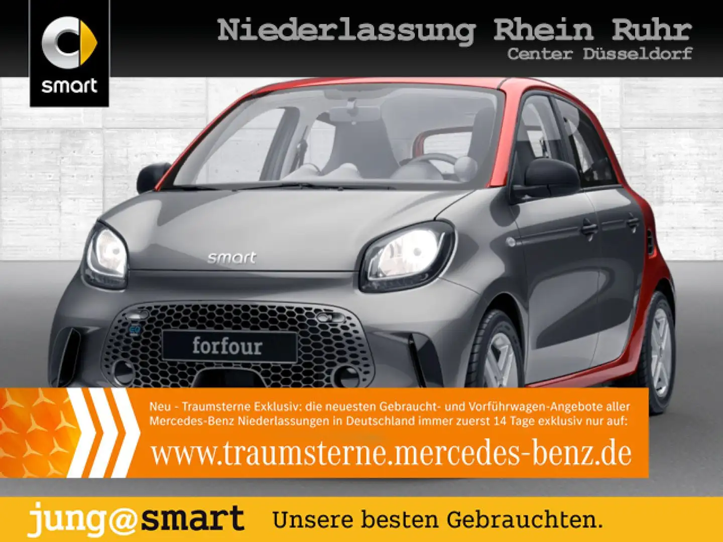 smart forFour EQ 60kWed cool&Audio SHZ Dig Radio Tempom Grau - 1