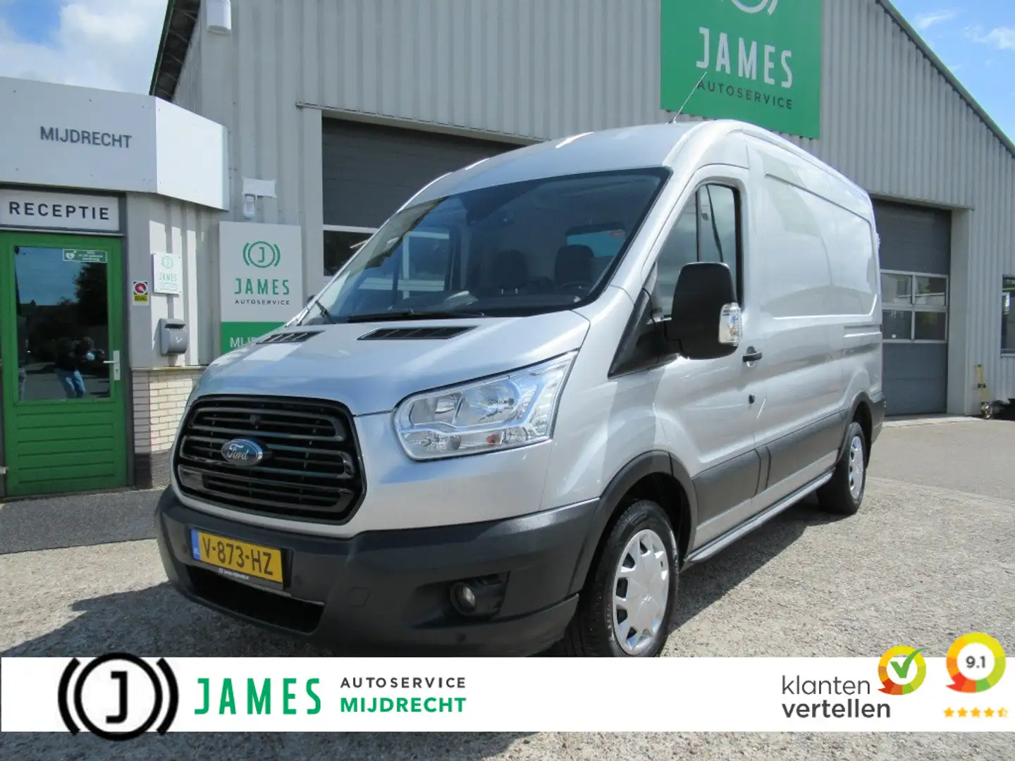 Ford Transit 310 2.0 TDCI L2H2 Trend Automaat, Camera, Navigati Zilver - 1