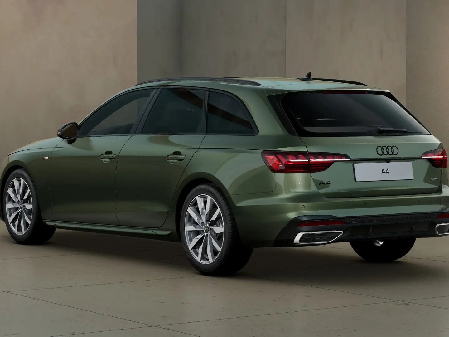 Audi A4 avant 40 2.0 tdi mhev 204cv s line edition quattro Verde - 2
