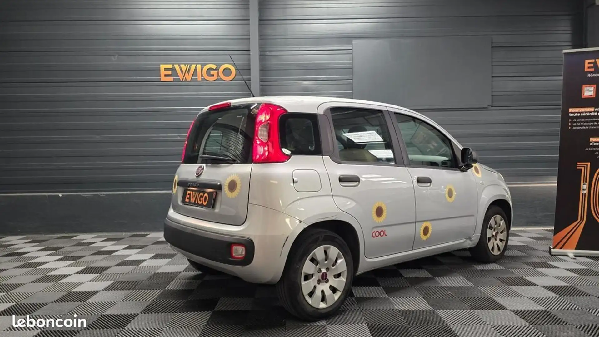 Fiat Panda 1.2 70 COOL Gris - 2