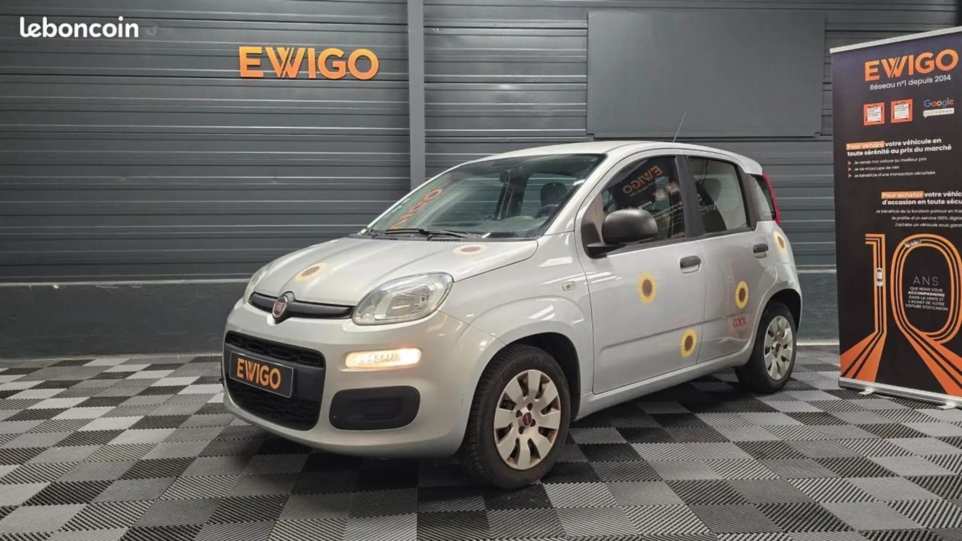 Fiat Panda 1.2 70 COOL Gris - 1