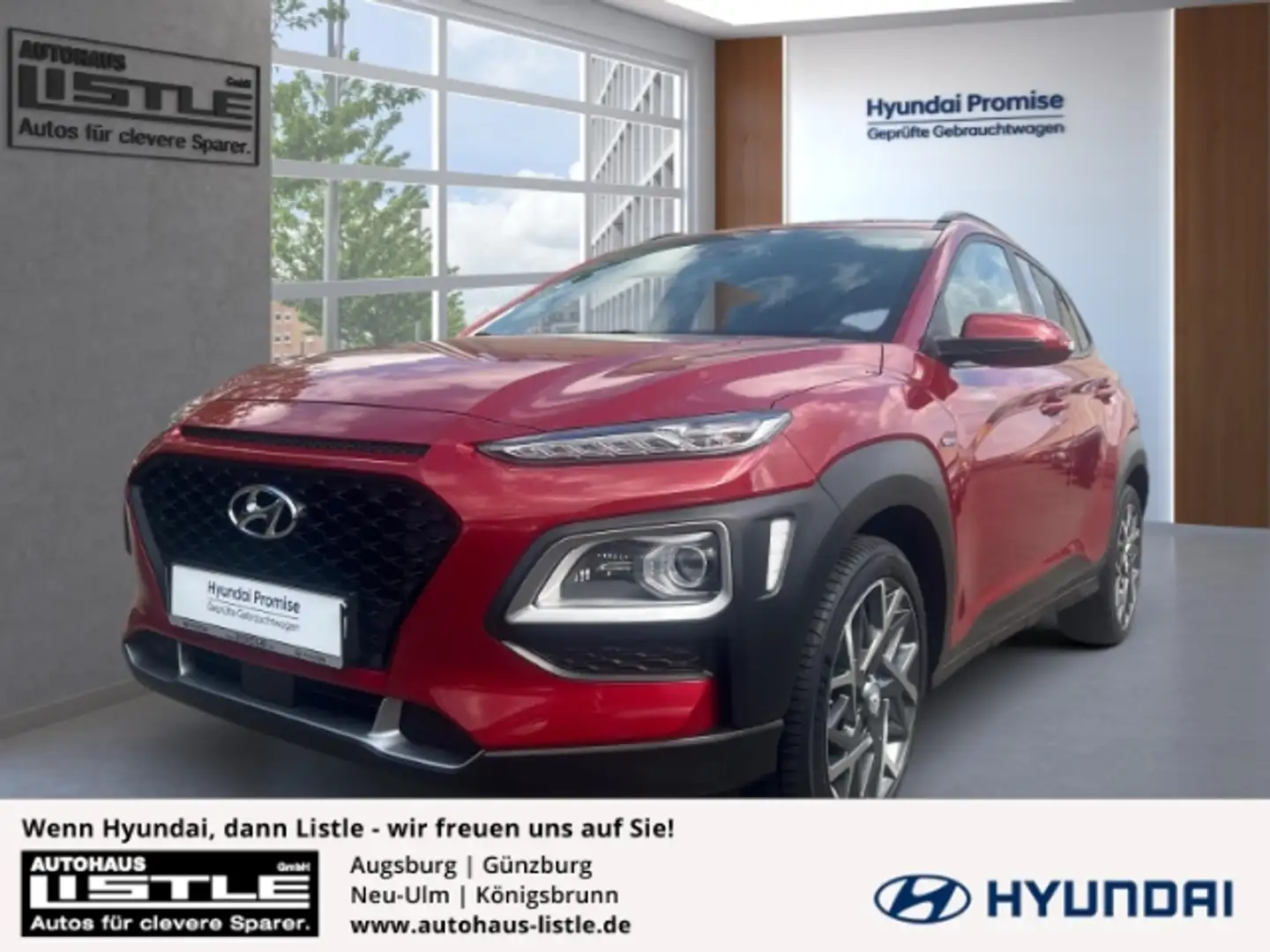 Hyundai KONA Advantage + Hybrid 2WD 1.6 GDI EU6d-T HUD Navi Sou Rot - 1