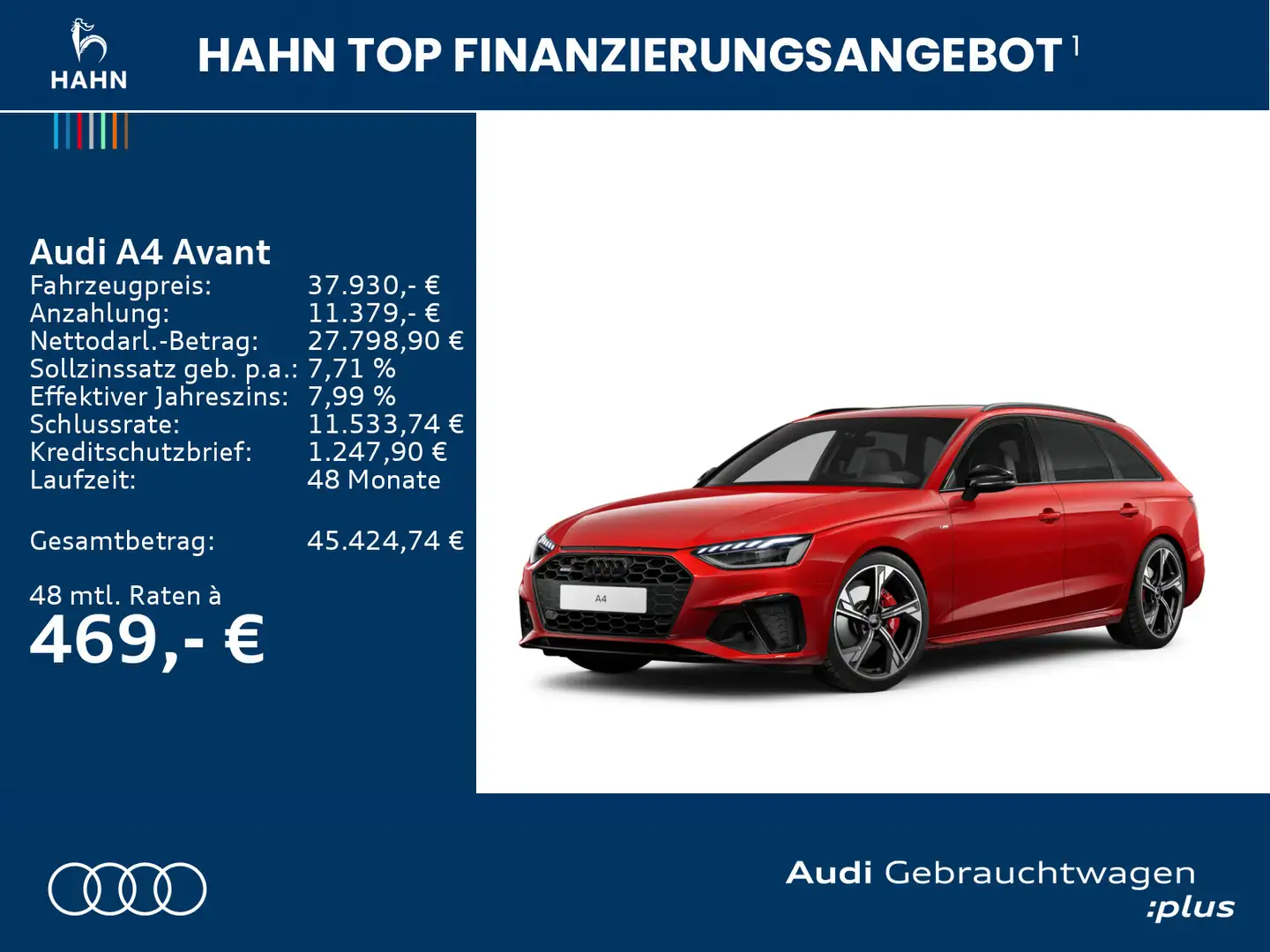 Audi A4 40 TFSI quattro S line Matrix B&O Pano Rot - 2