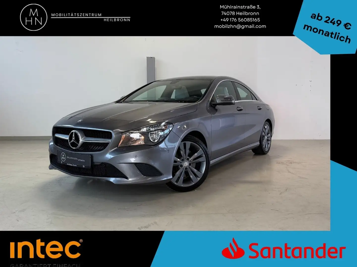 Mercedes-Benz CLA 250 4Matic Urban PANO*MEMORY*AHK*SCHECK*NAVI Grau - 1