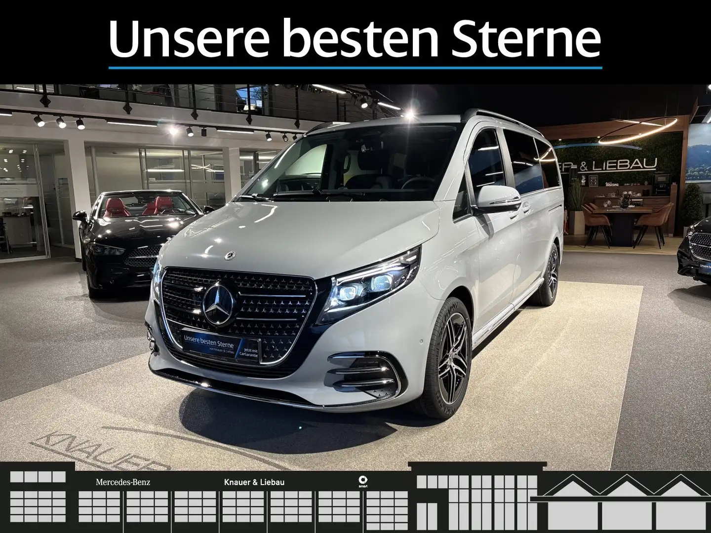 Mercedes-Benz V 300 V 300 d 4MATIC AVANTGARDE Lang AMG Line Navi/SHD Grau - 2