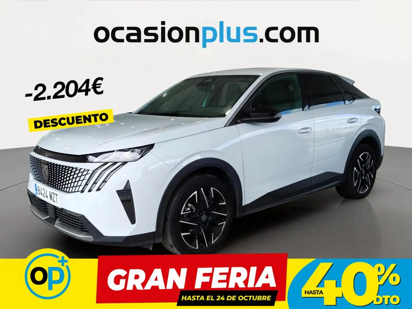 Peugeot 3008 Hybrid Allure eDCS6 145 Blanco - 1
