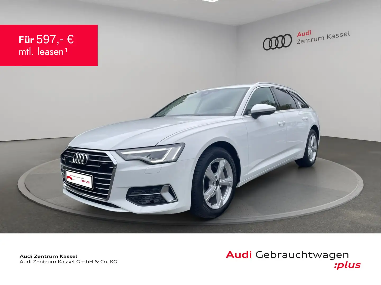 Audi A6 40 TDI Matrix Navi Kamera StandHZG Weiß - 1