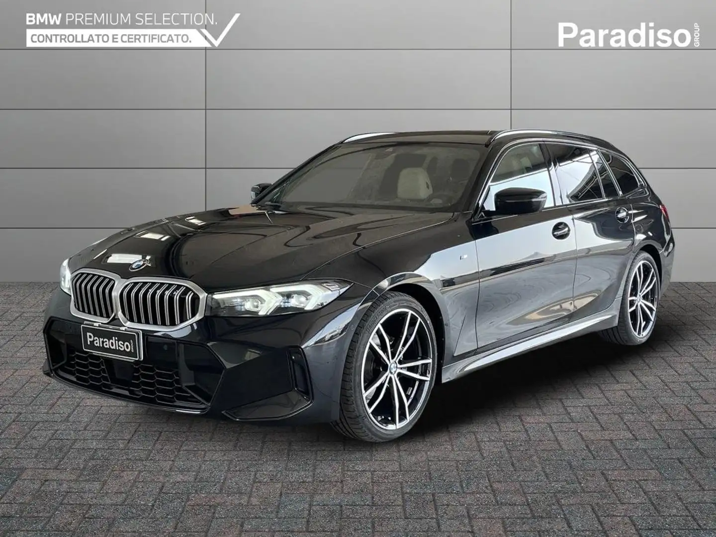 BMW 320 320d TOURING | MHEV 48V MSPORT | XDRIVE Zwart - 1
