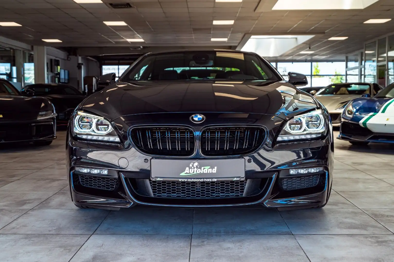 BMW 650 i xDrive Coupe*M-Sportpaket*Nav*HUD*St.Heizg* Schwarz - 2