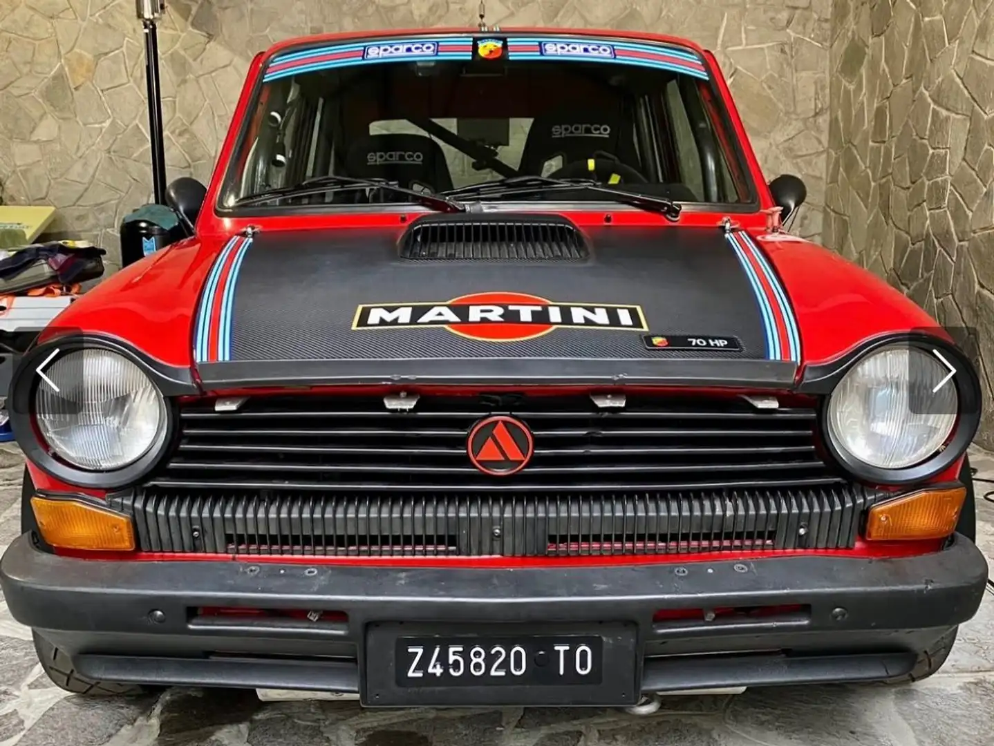 Autobianchi A 112 A112 1050 Abarth rally Rouge - 2