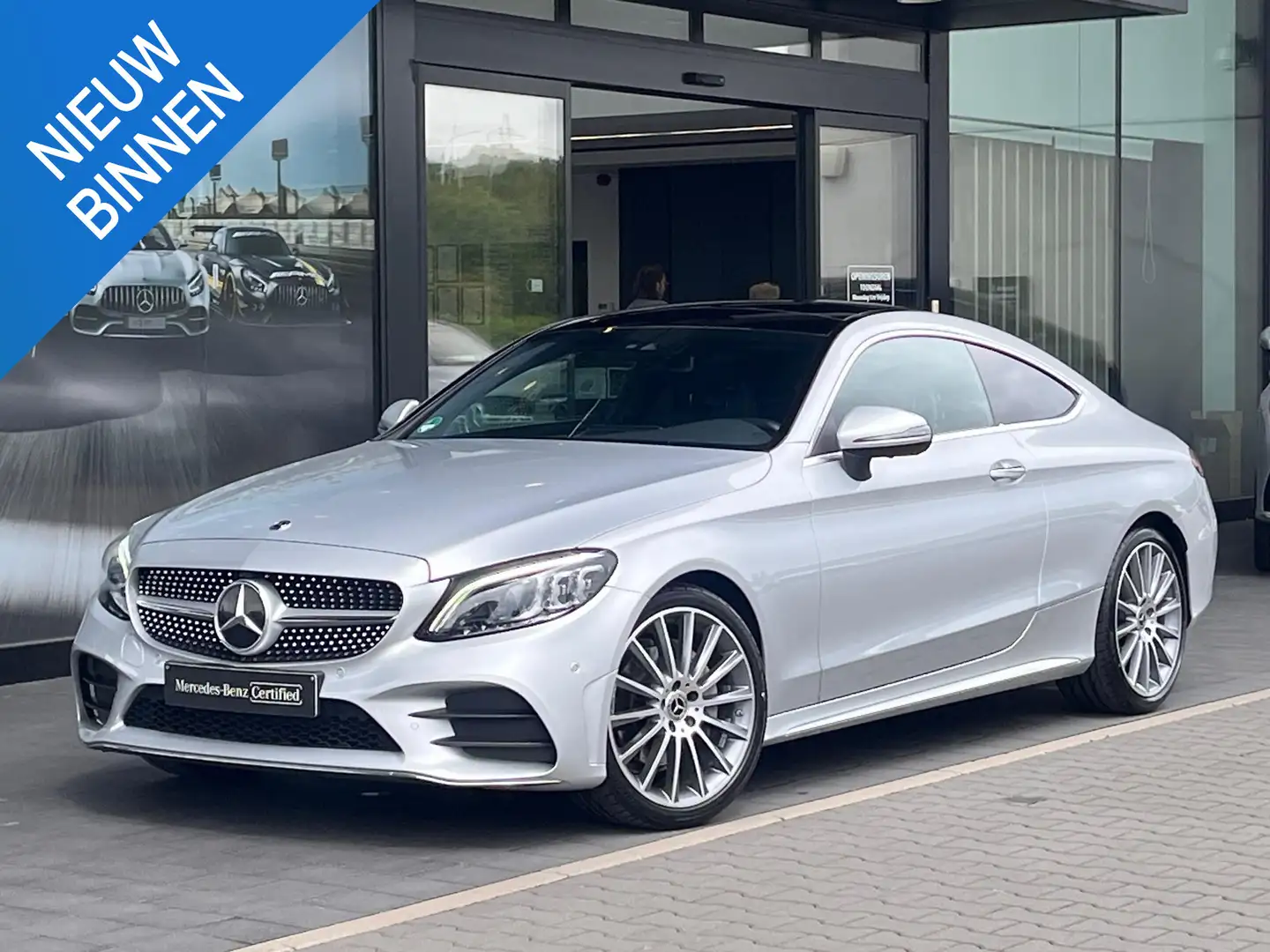 Mercedes-Benz C 200 Coupé C AMG/Pano/Burm/Mempack Argento - 1